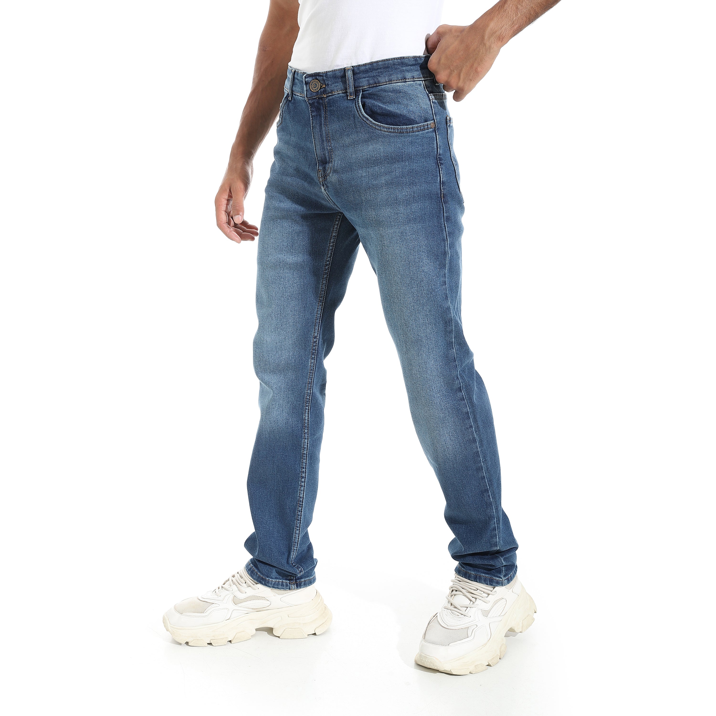 ACTIV MENS RUGULER JEANS PANTS - SKY BLUE