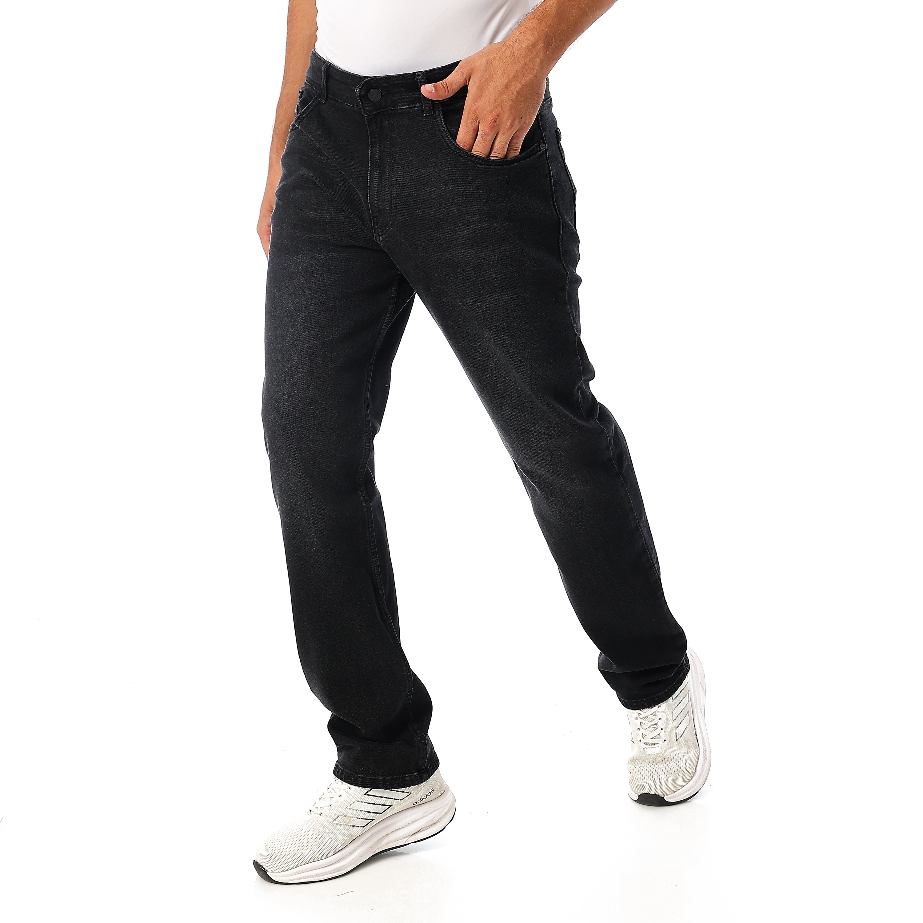 ACTIV MEN'S SLIM FIT JEANS - BLACK