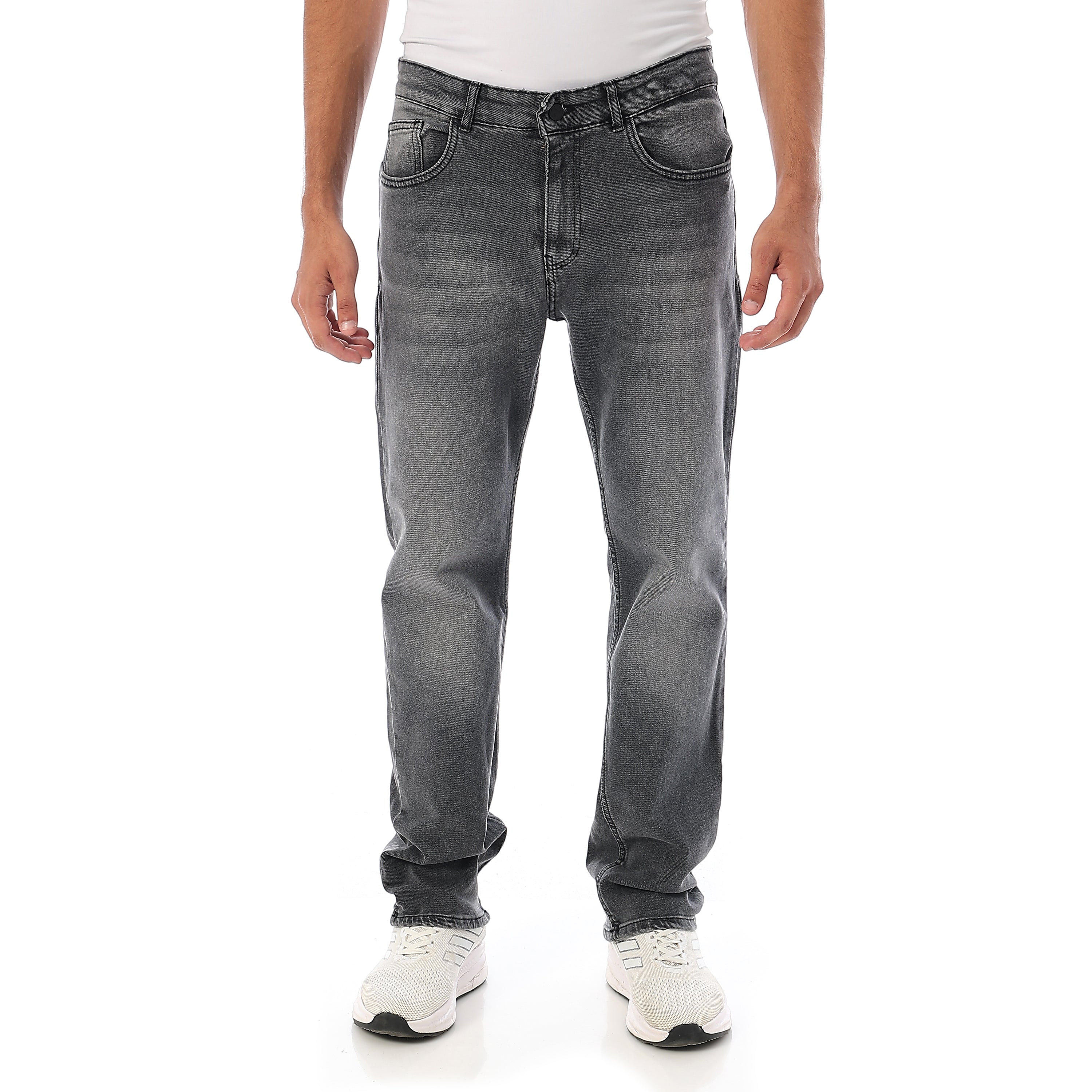 ACTIV MEN'S SLIM FIT JEANS - GREY