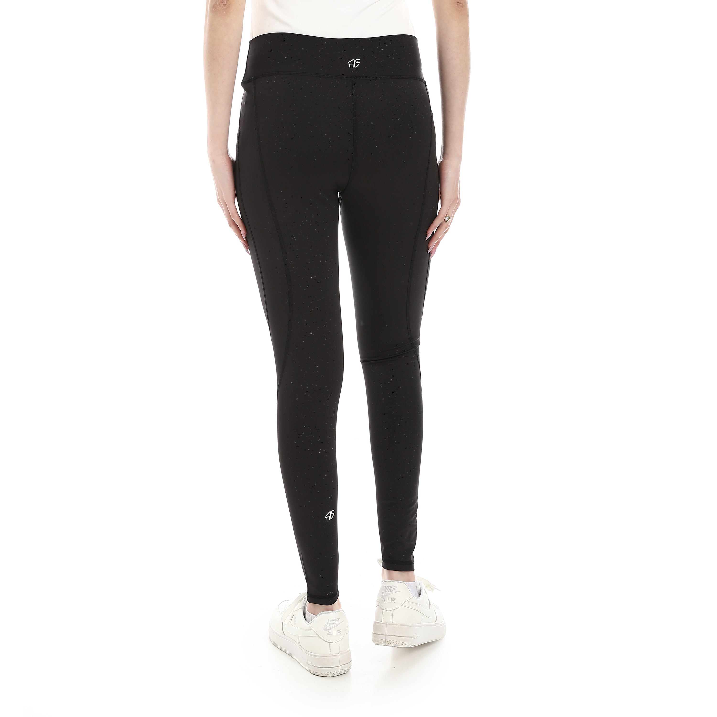 WOMEN'S FAUX LEATHER LEGGINGS - BLACK