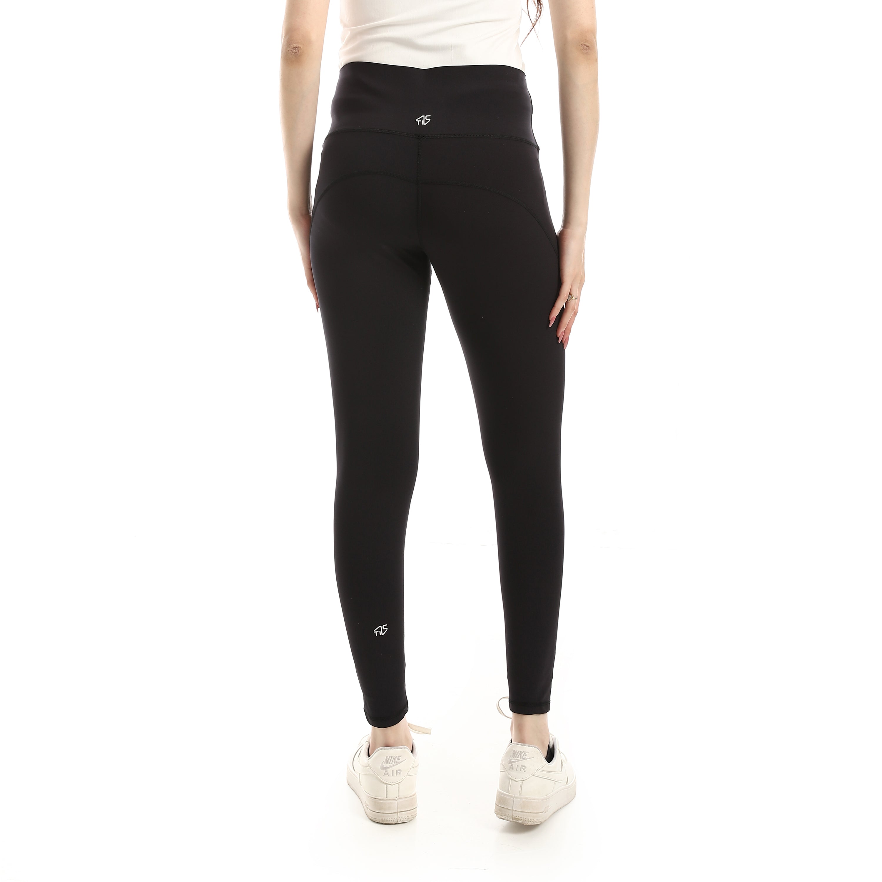 WOMEN TIE-DYE LEGGING FB PANEL - D.BLACK