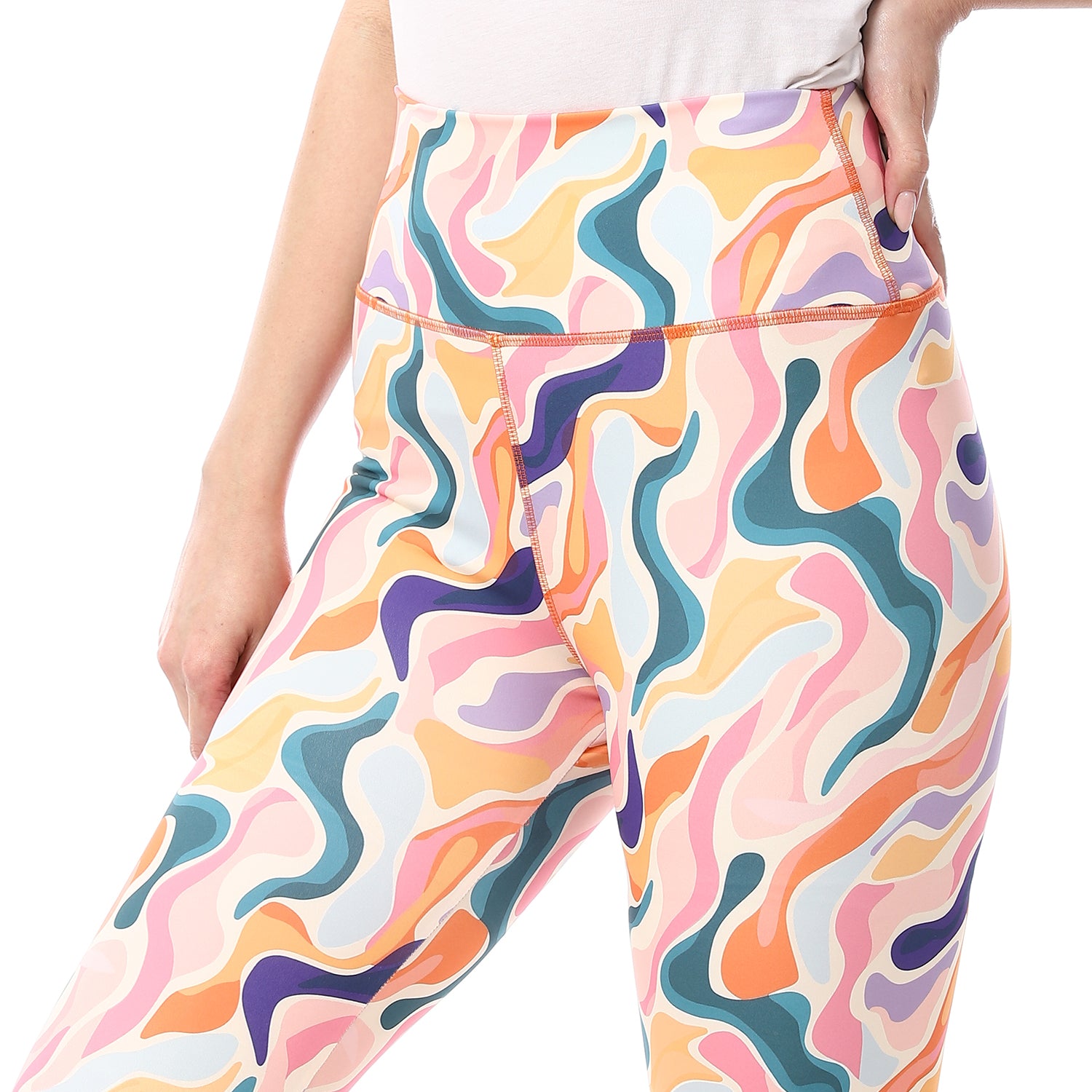 POP COLORS PRINTED LEGGINGS - COLORS