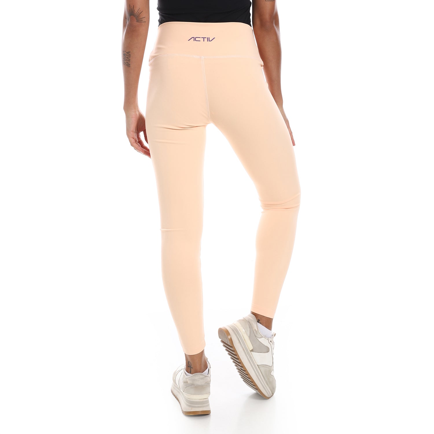 HIGH WAIST TRAINING LEGGINGS PEACH – Activ - Main Image