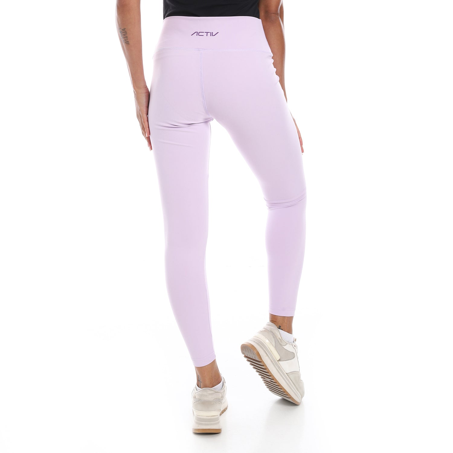 HIGH WAIST TRAINING LEGGINGS - LILAC