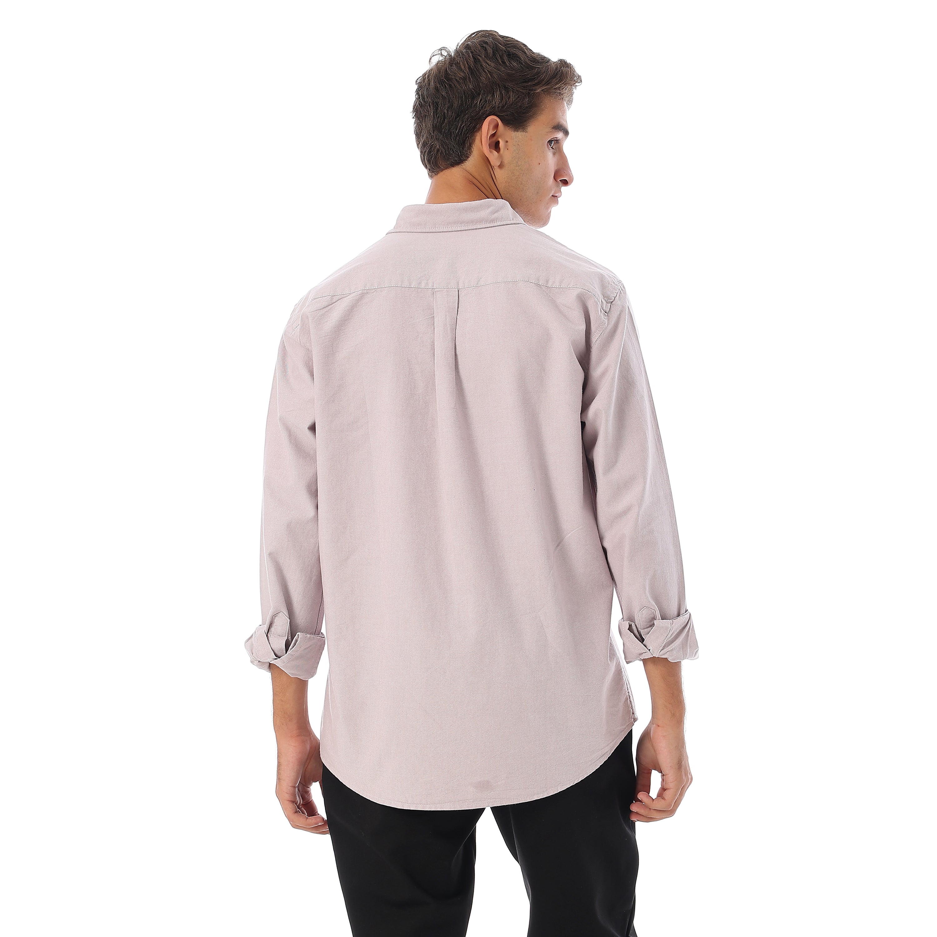ACTIV PLAIN L/S OXFORD SHIRT - كشمير