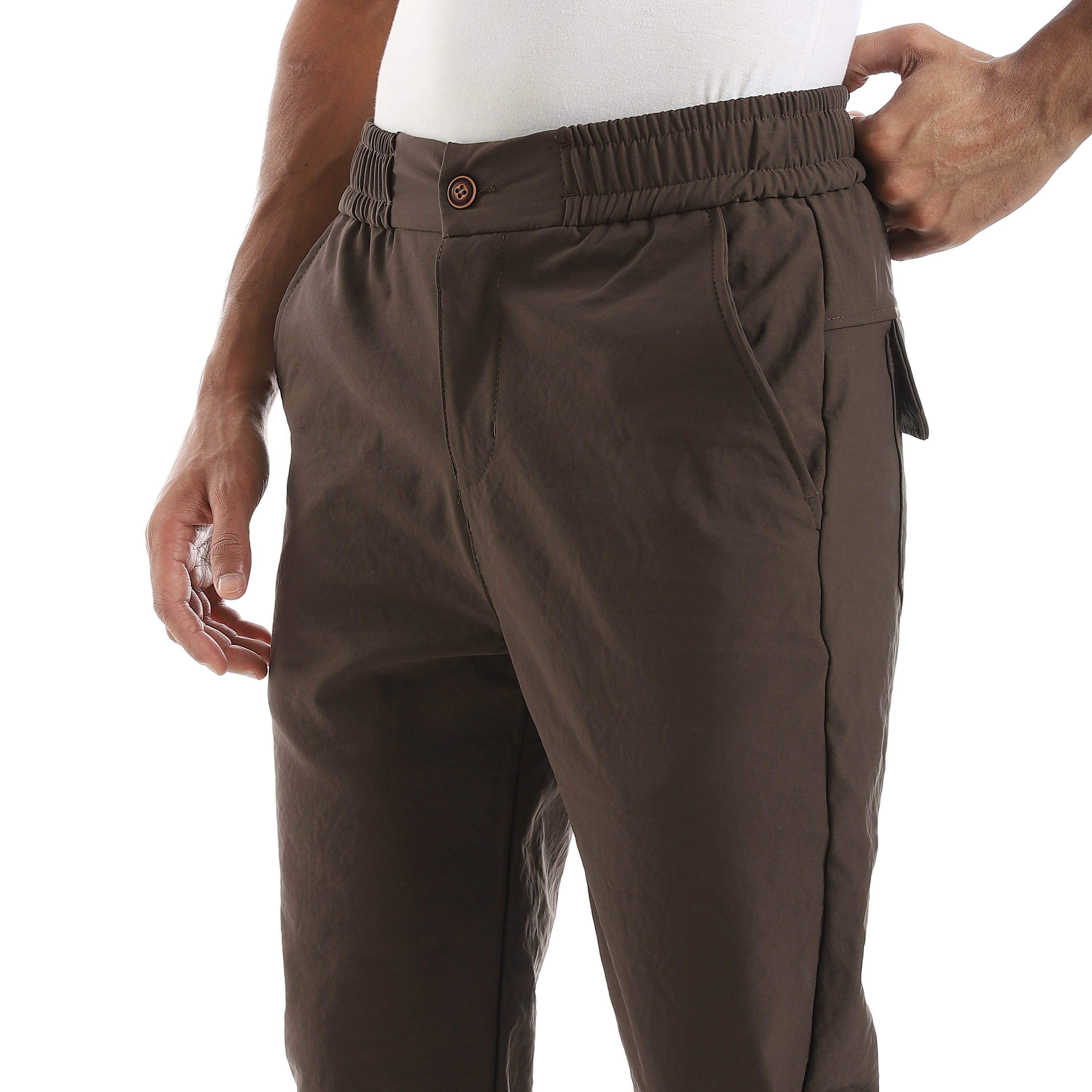 ACTIV MEN'S SHERWAL PANTS - بني