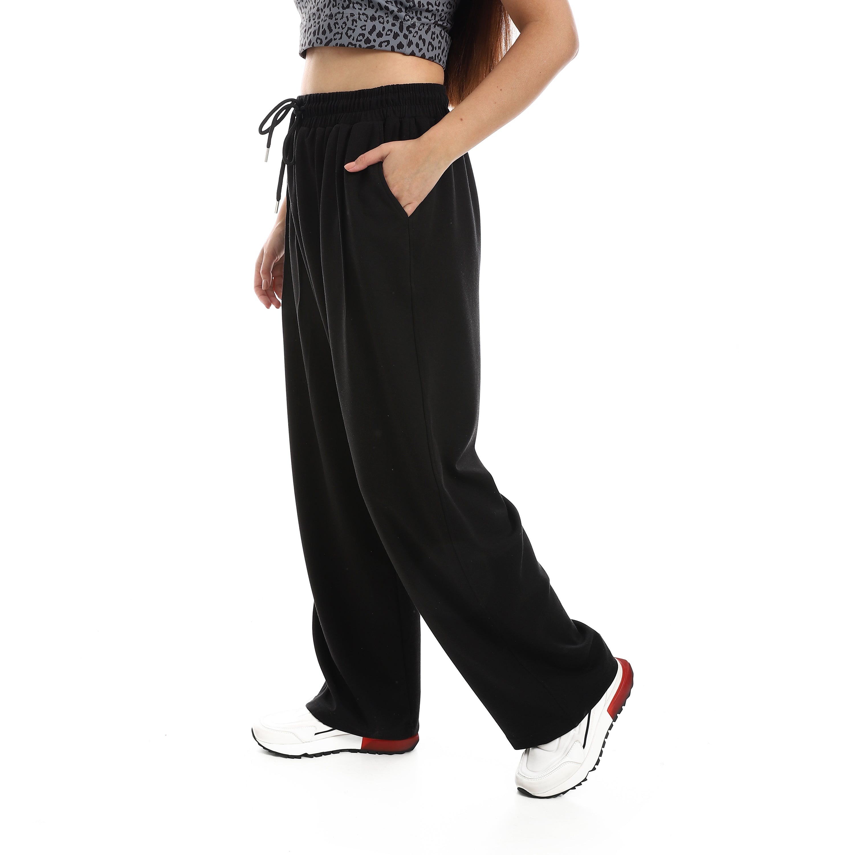 بنطلون اكتف حريمي - اسود