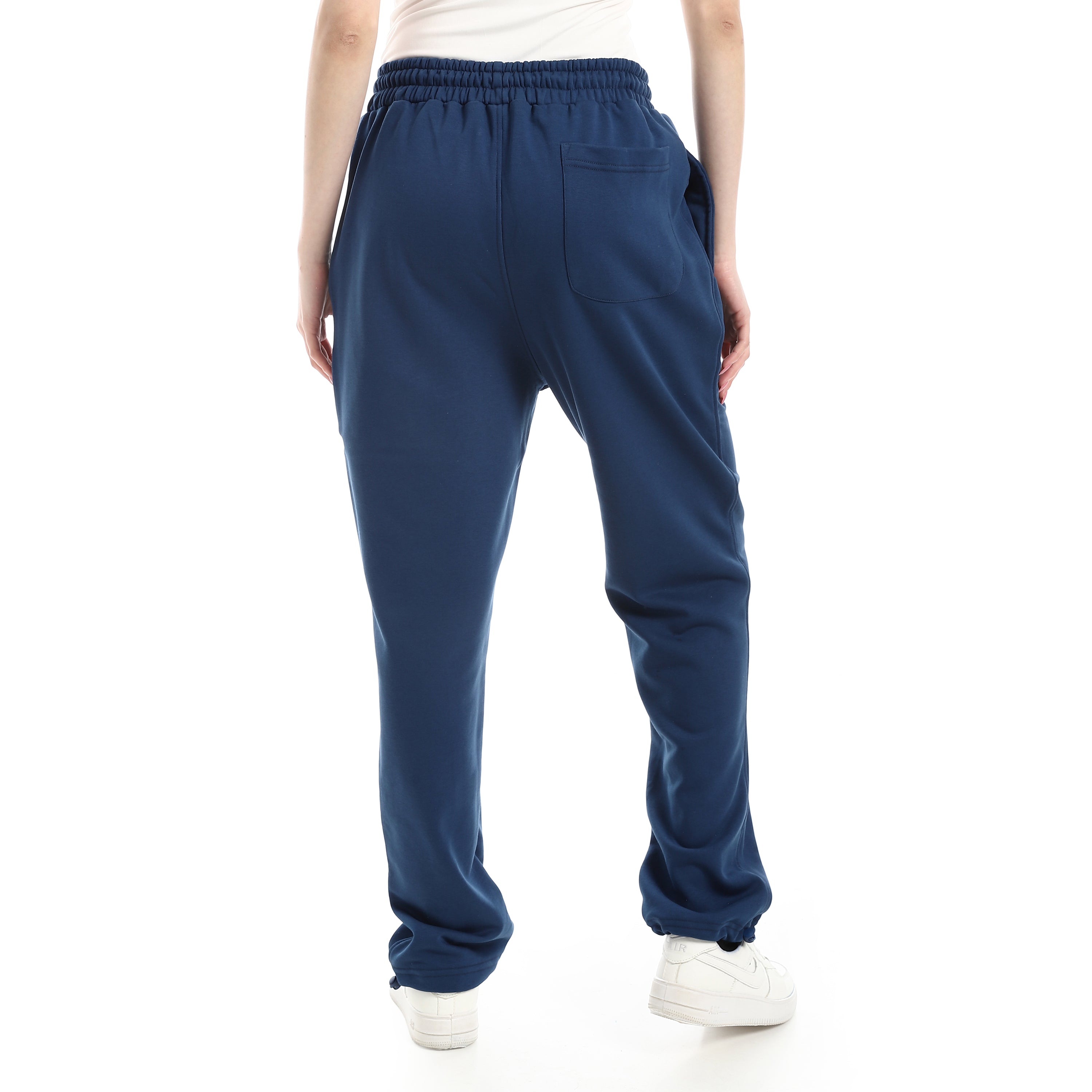 ELASTIC CUFFS SWEATPANTS - INDIGO