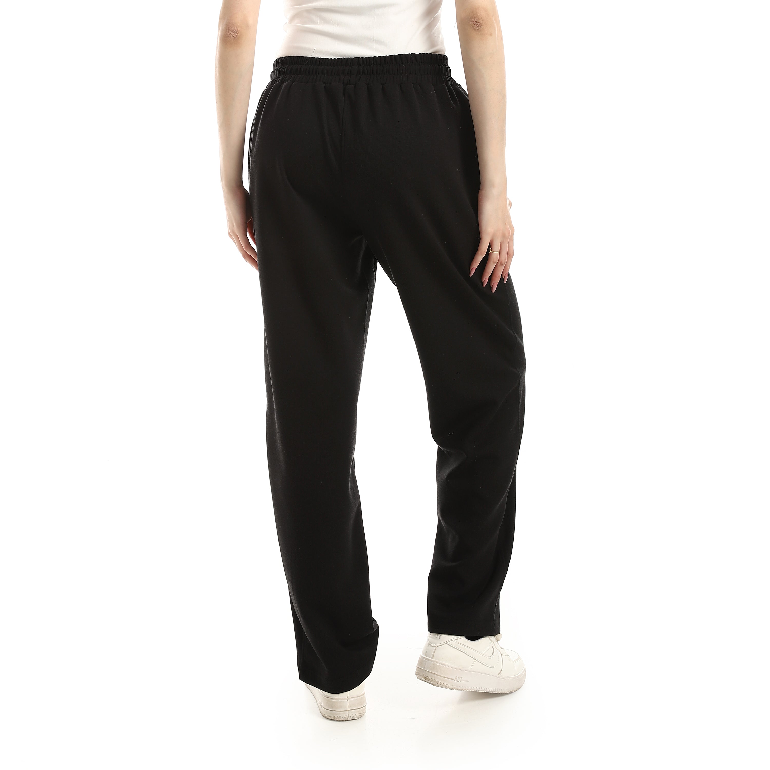 MATCHING DRAWSTRING SWEATPANTS - BLACK