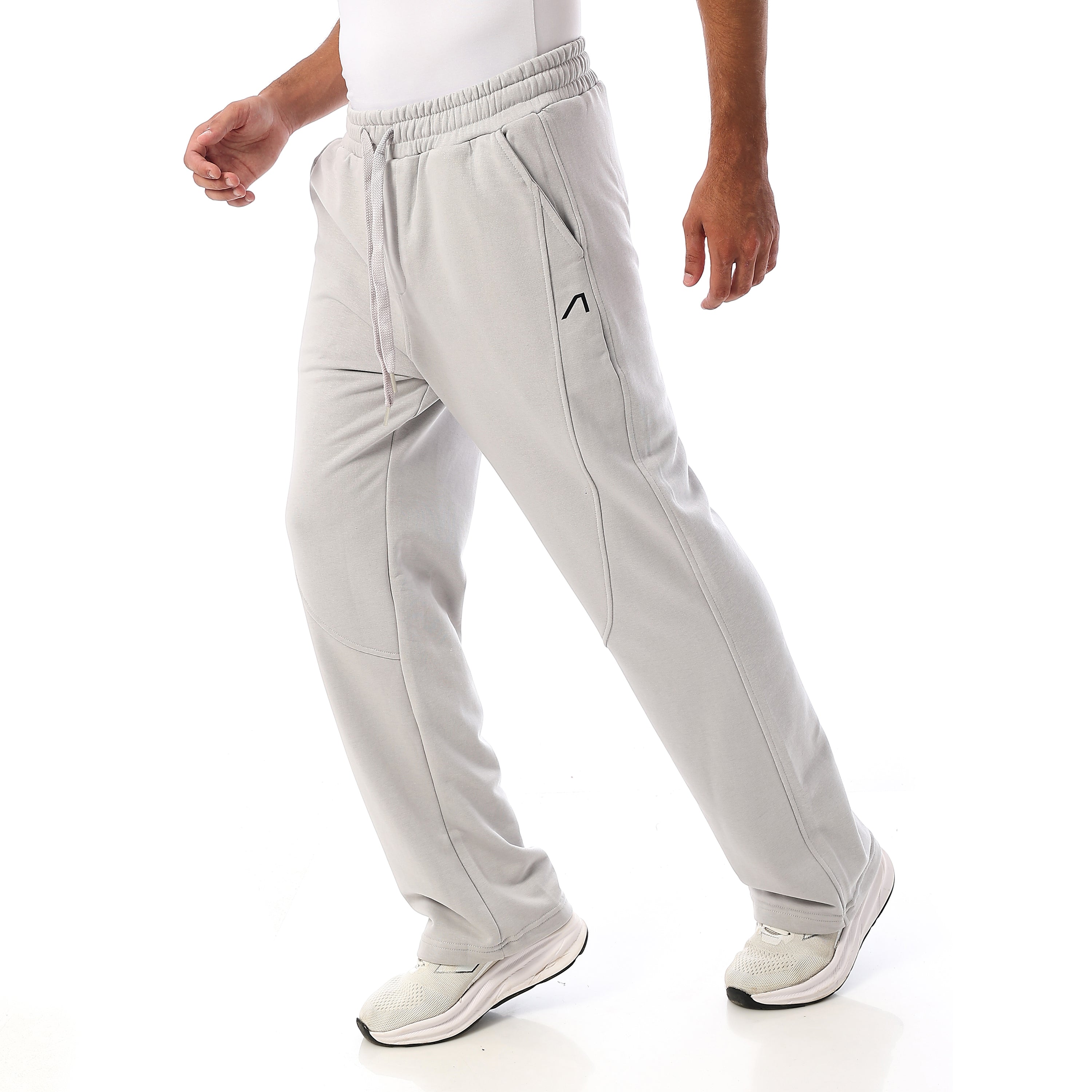ACTIV SIDE-CUT STRAIGHT PANTS - L.GREY