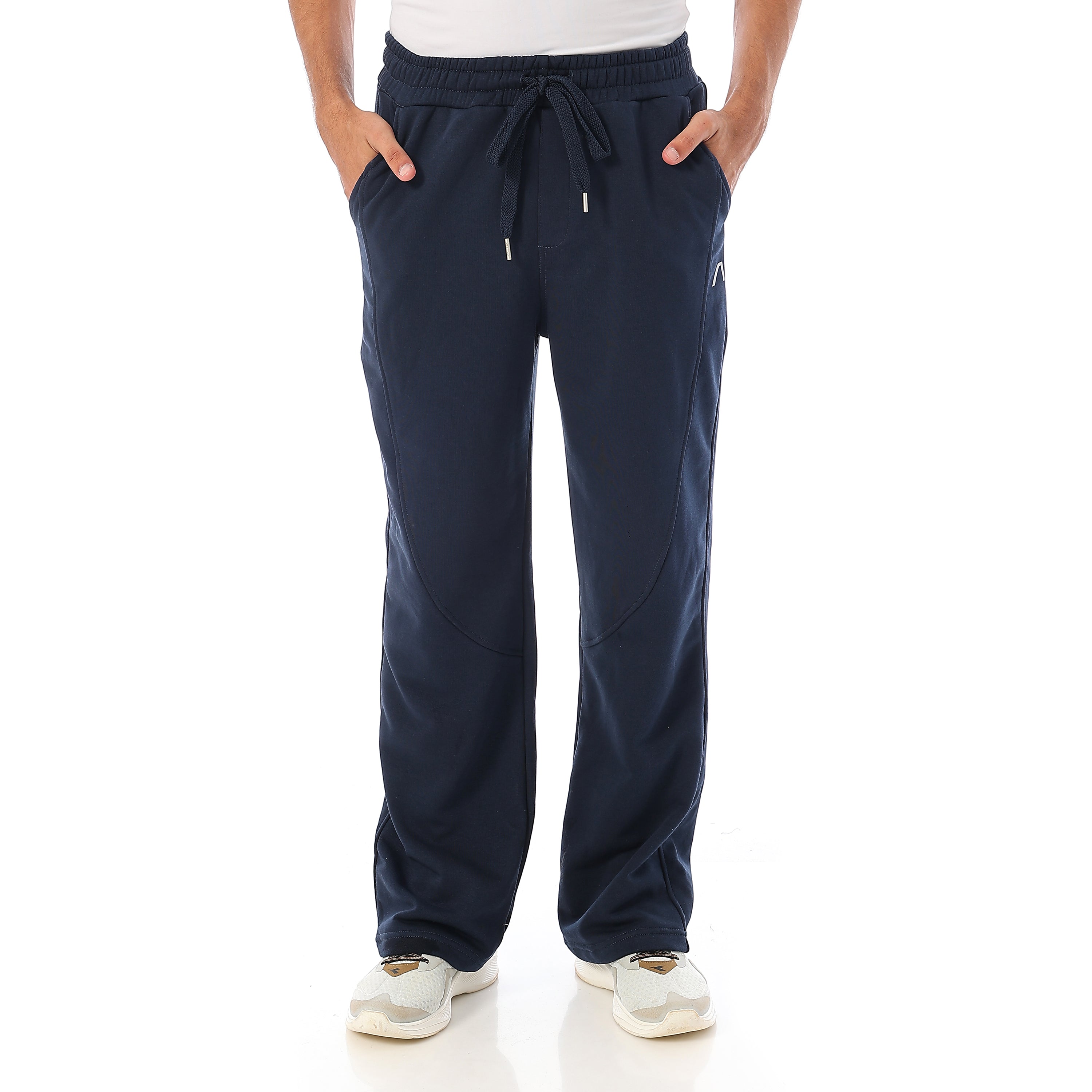 ACTIV SIDE-CUT STRAIGHT PANTS - D.BLUE