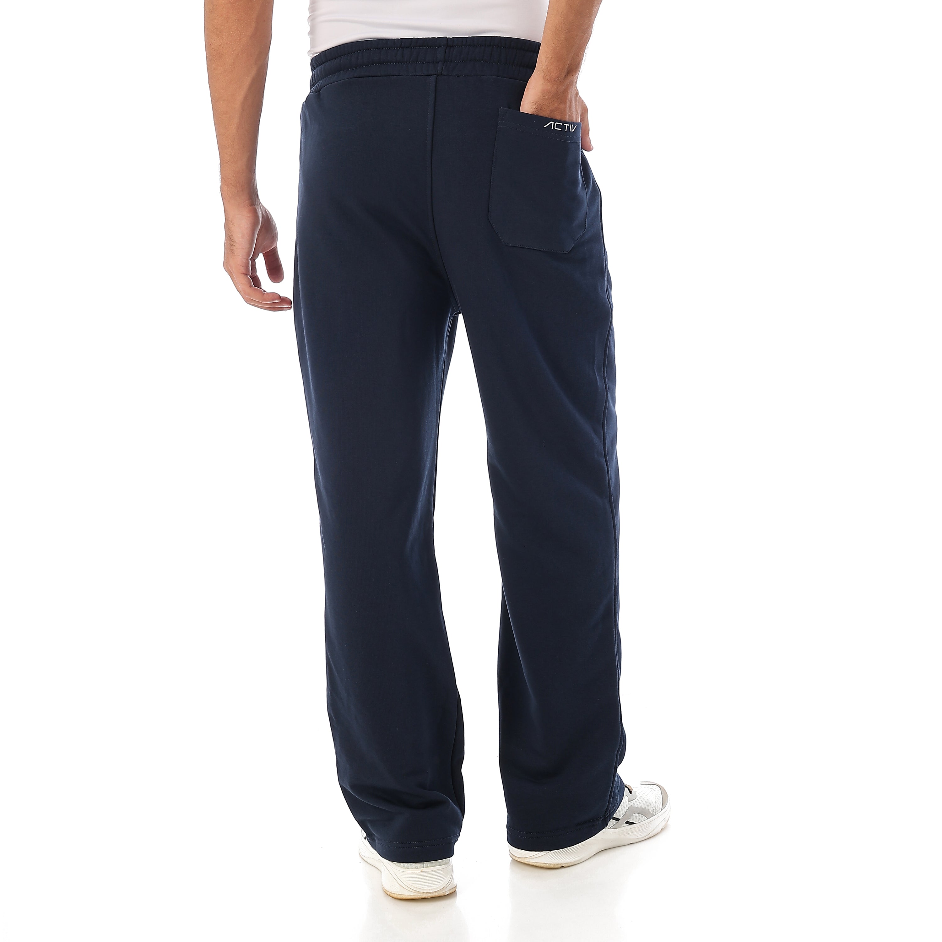 ACTIV SIDE-CUT STRAIGHT PANTS - D.BLUE