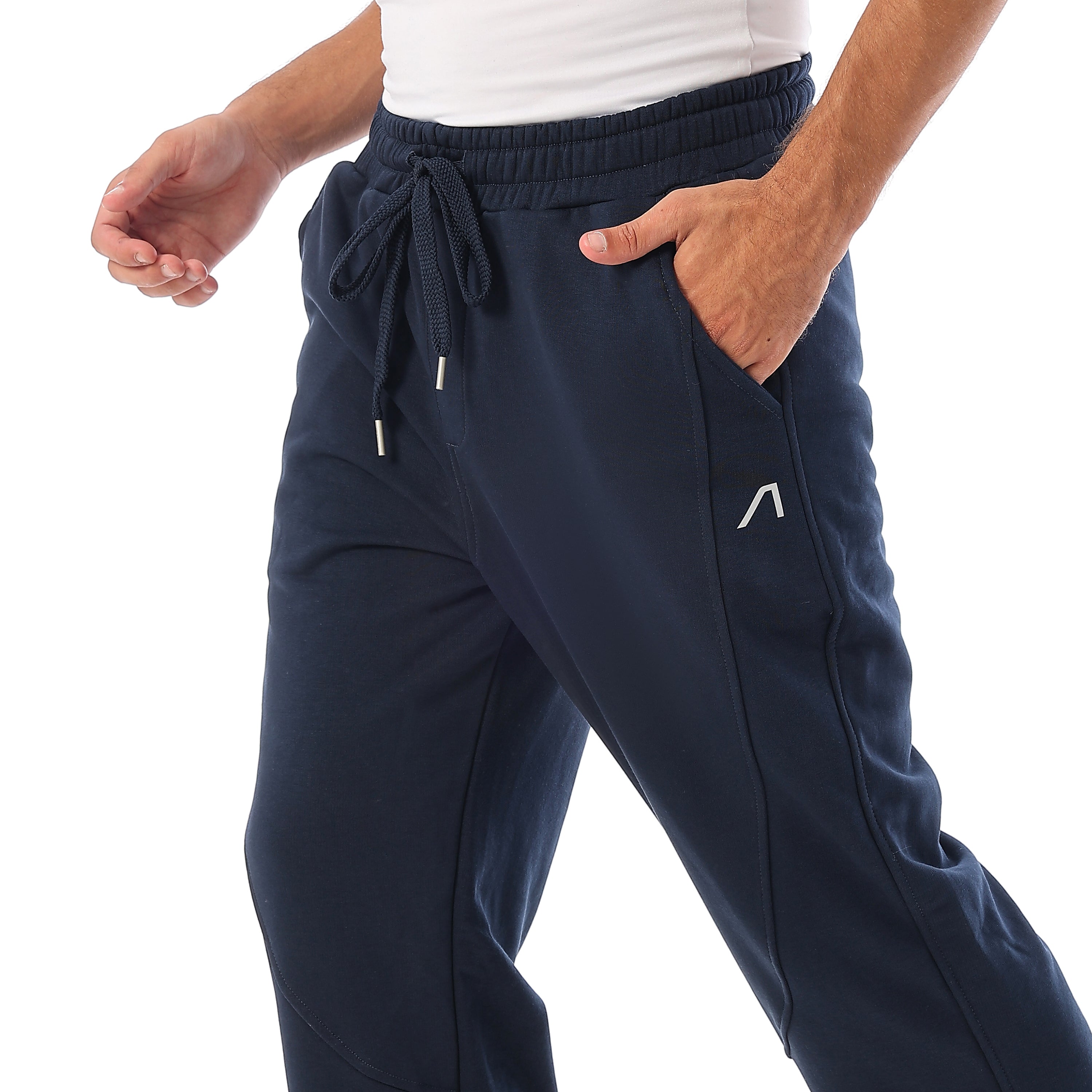 ACTIV SIDE-CUT STRAIGHT PANTS - D.BLUE