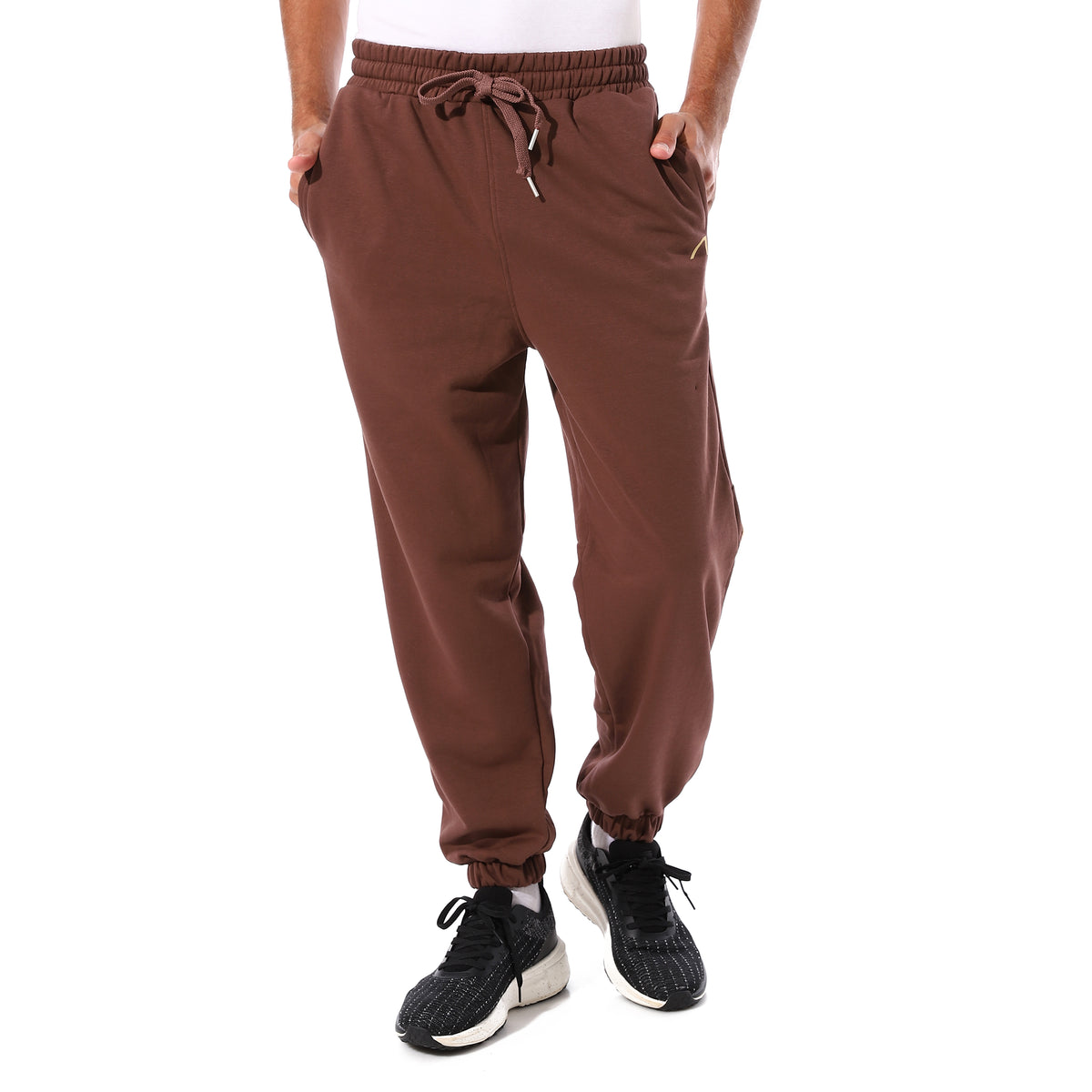 ACTIV DOUBLE STRIPES JOGGERS - BROWN