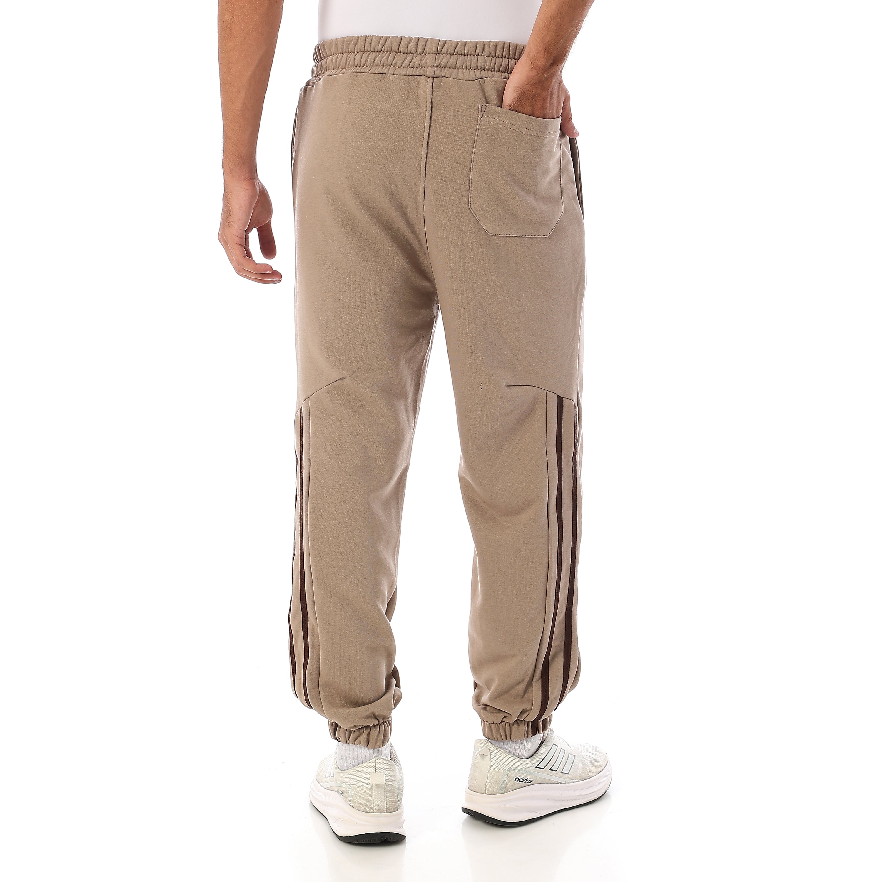 ACTIV DOUBLE STRIPES JOGGERS - BEIGE
