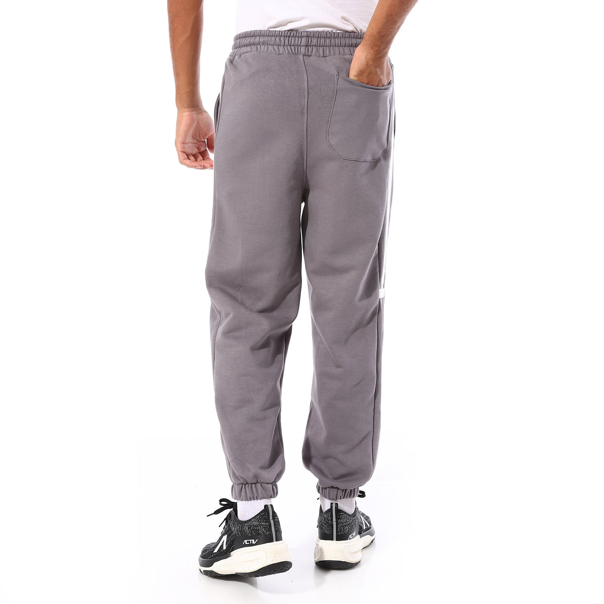 ACTIV CREATIV SIDE CUT JOGGERS - GREY