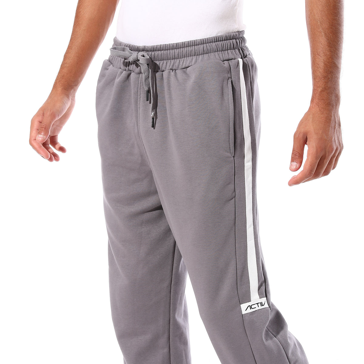 ACTIV CREATIV SIDE CUT JOGGERS - GREY