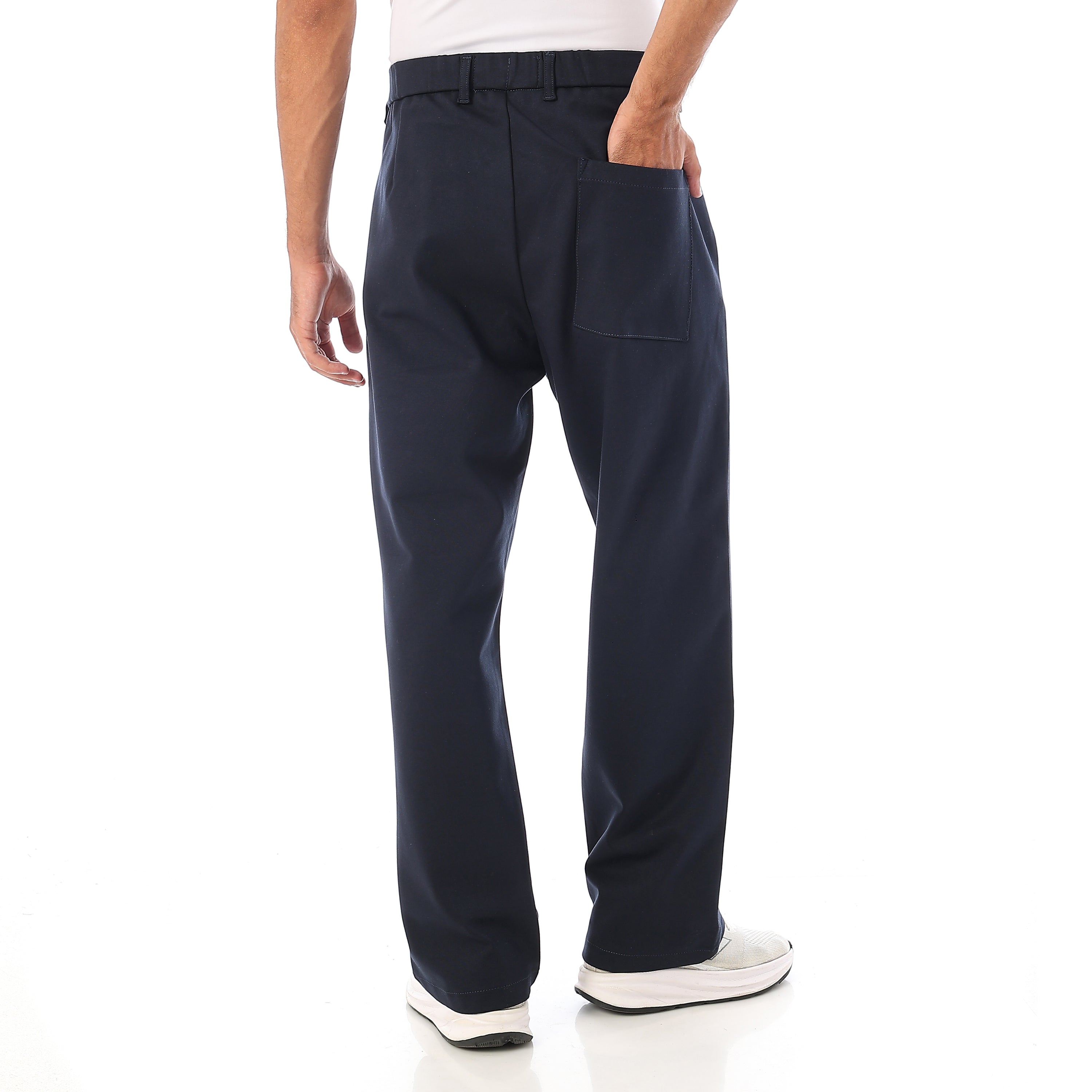 WIDE LEG RIDING BREECHES - كحلي