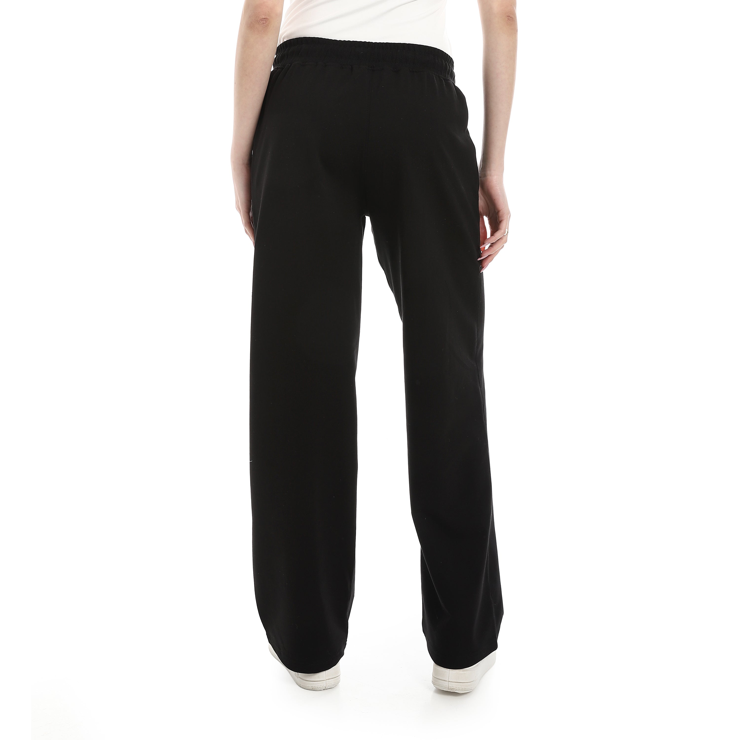ACTIV MEN CASUAL WIDELEG PANTS - BLACK