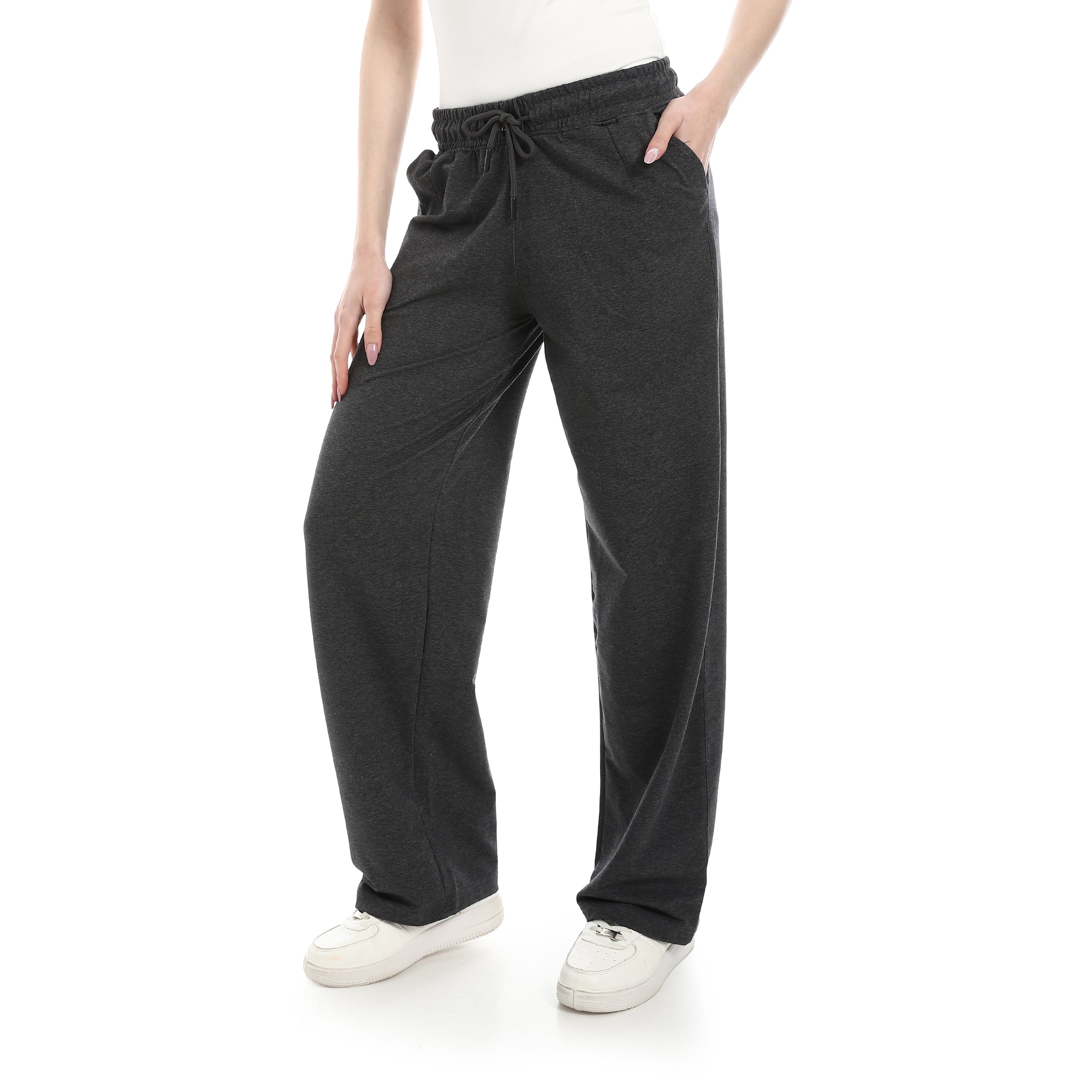 ACTIV MEN CASUAL WIDELEG PANTS - D.GREY