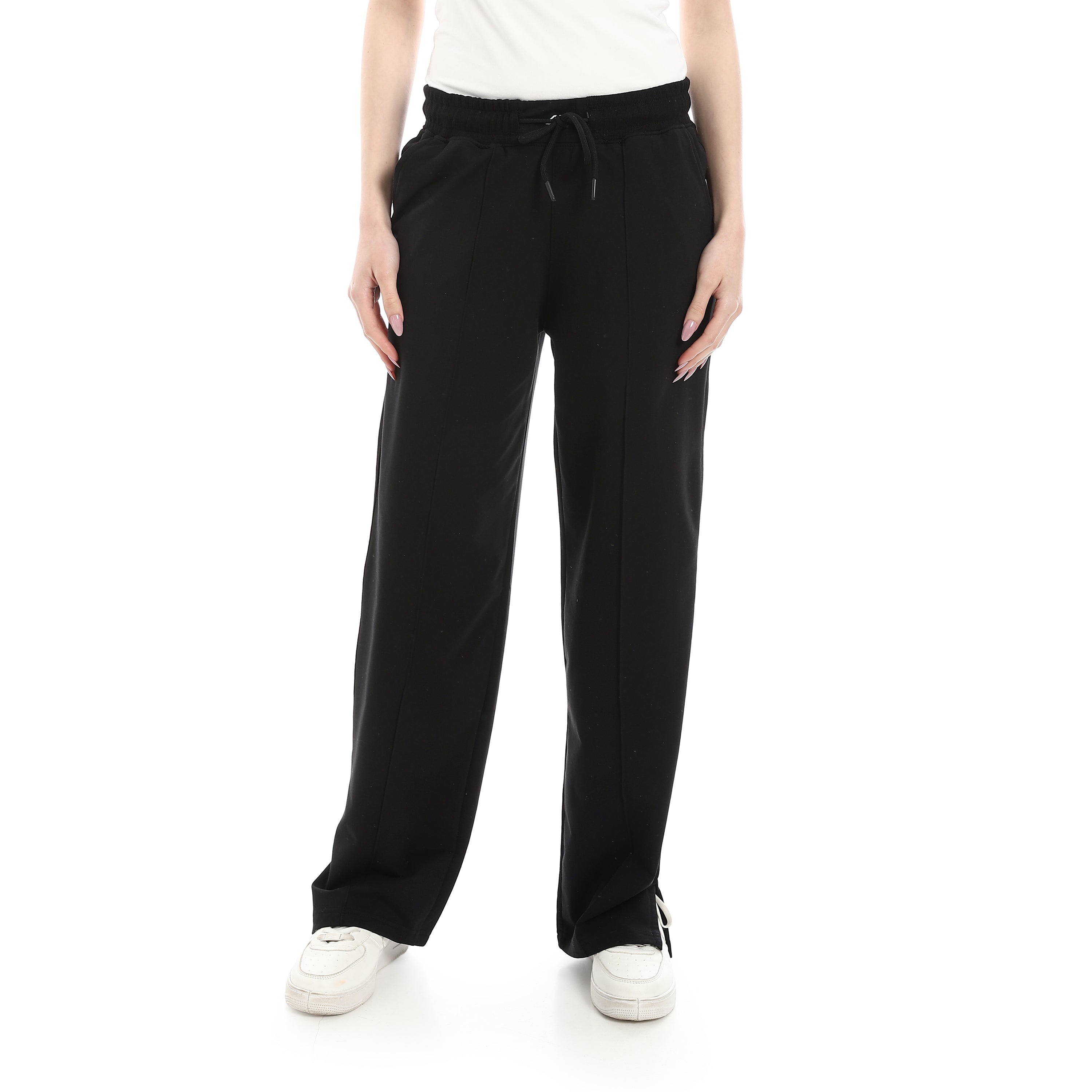 ACTIV WOMEN'S WIDE LEG PANTS - BLACK