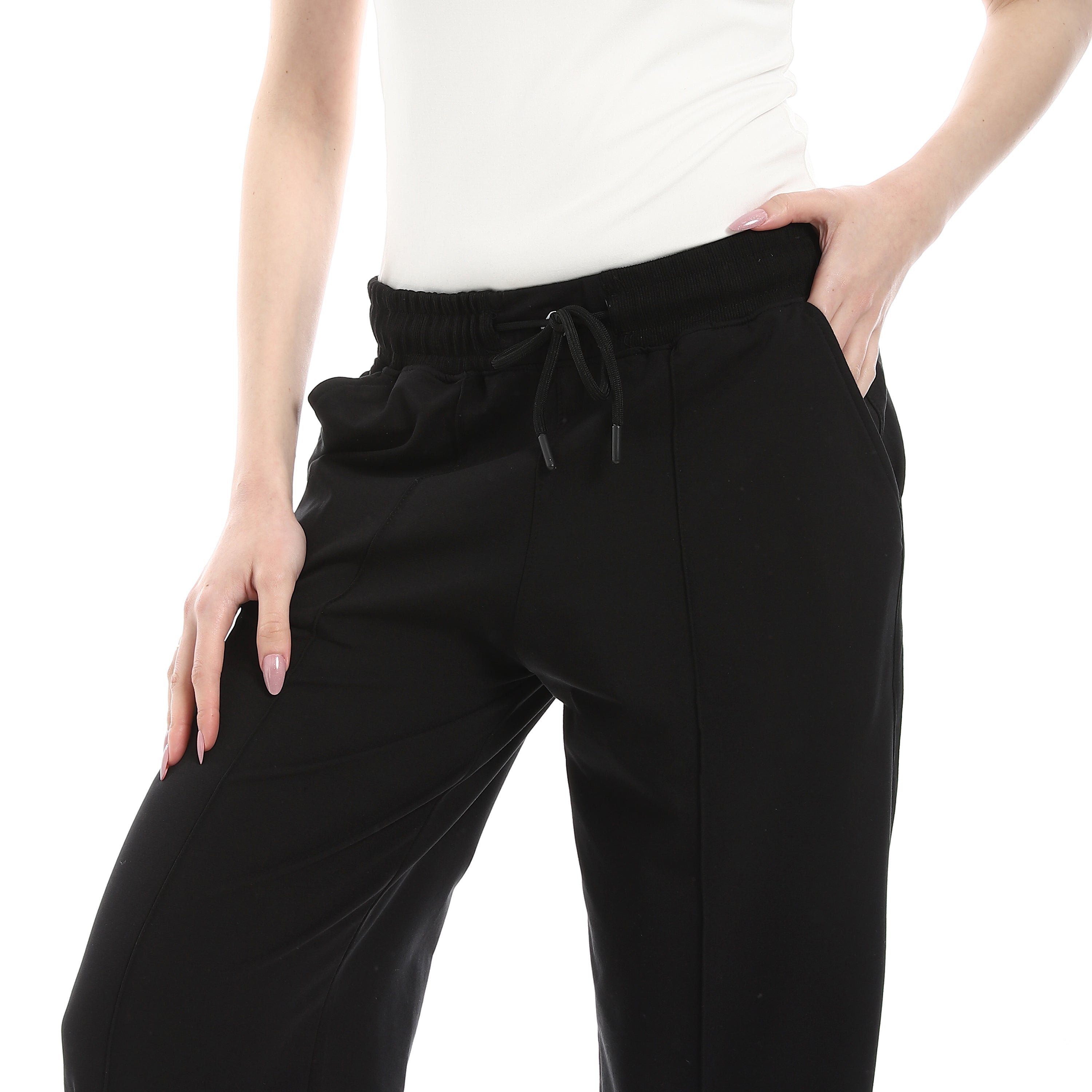 ACTIV WOMEN'S WIDE LEG PANTS - BLACK