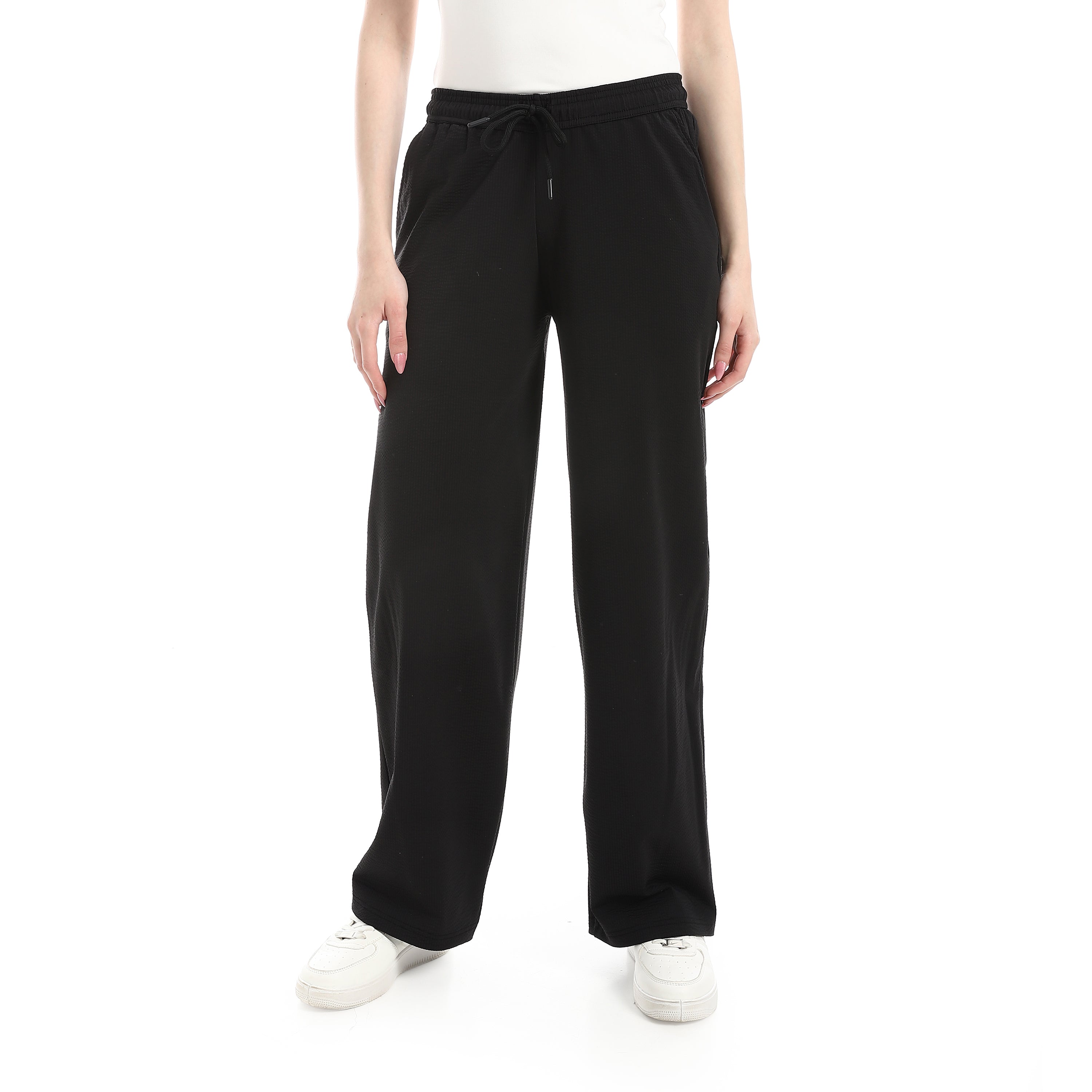 ACTIV WOMEN'S WIDE LEG PANTS - BLACK