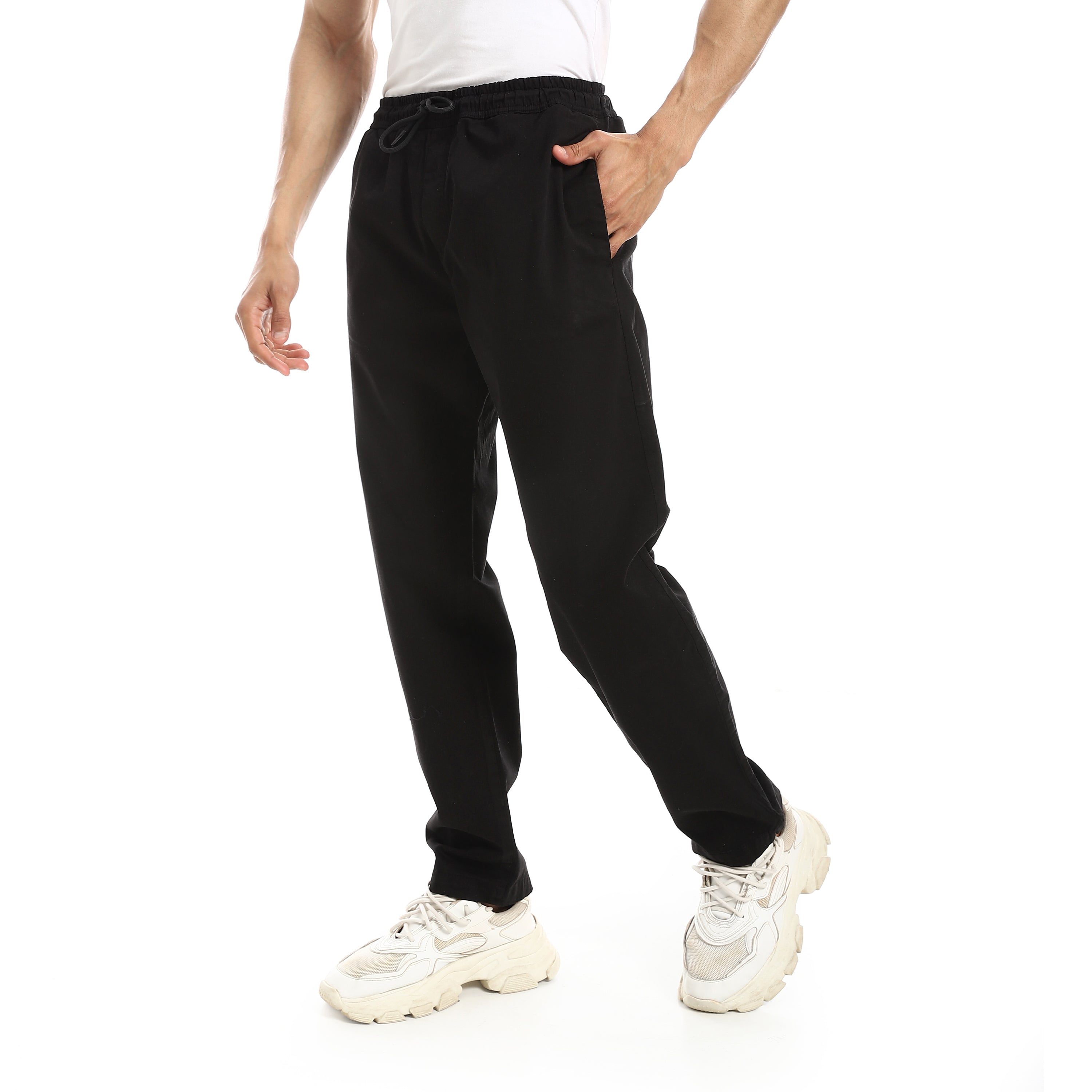 بنطلون شروال اكتف رجالي - اسود