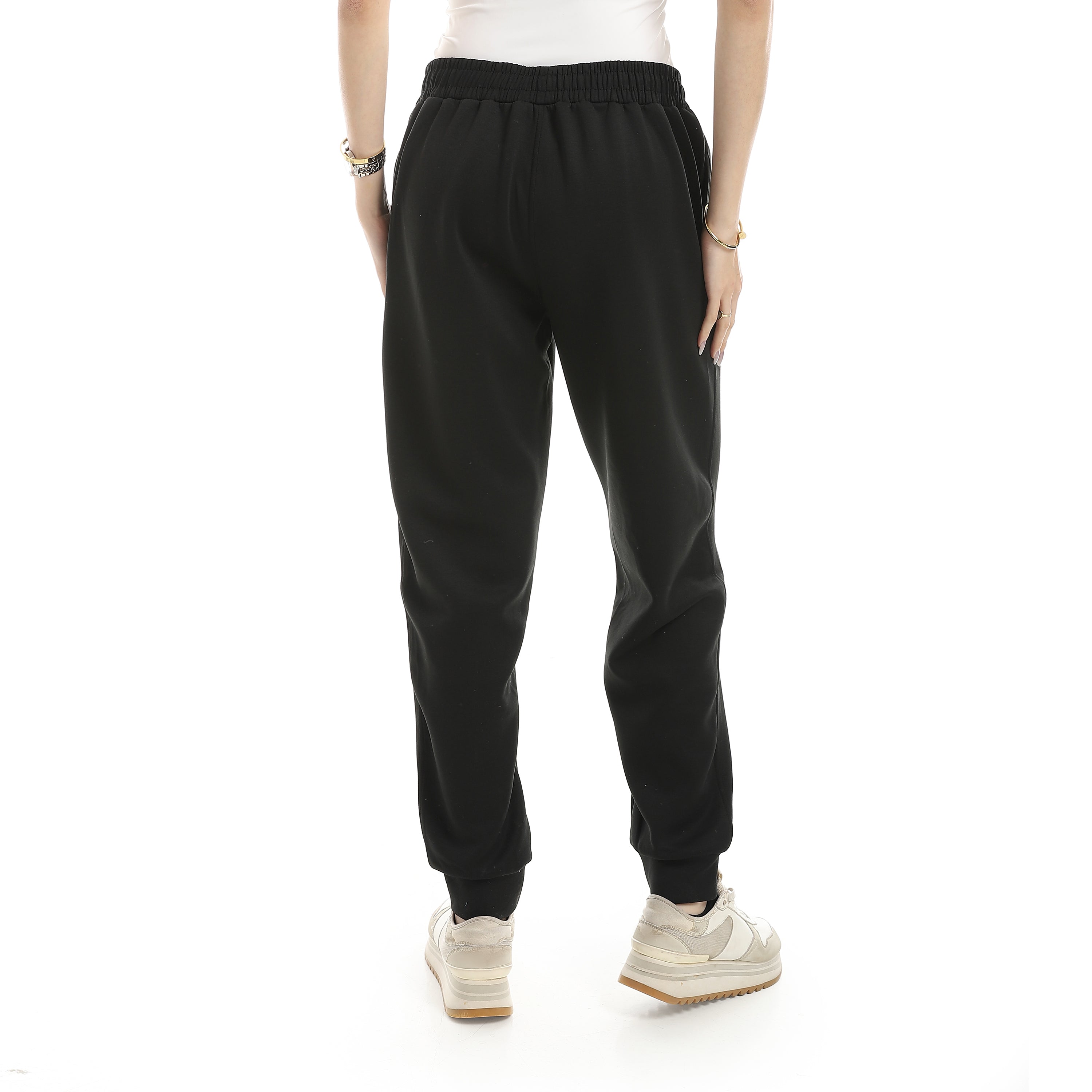 COMFY BASIC OVERSIZED PANTS - BLACK