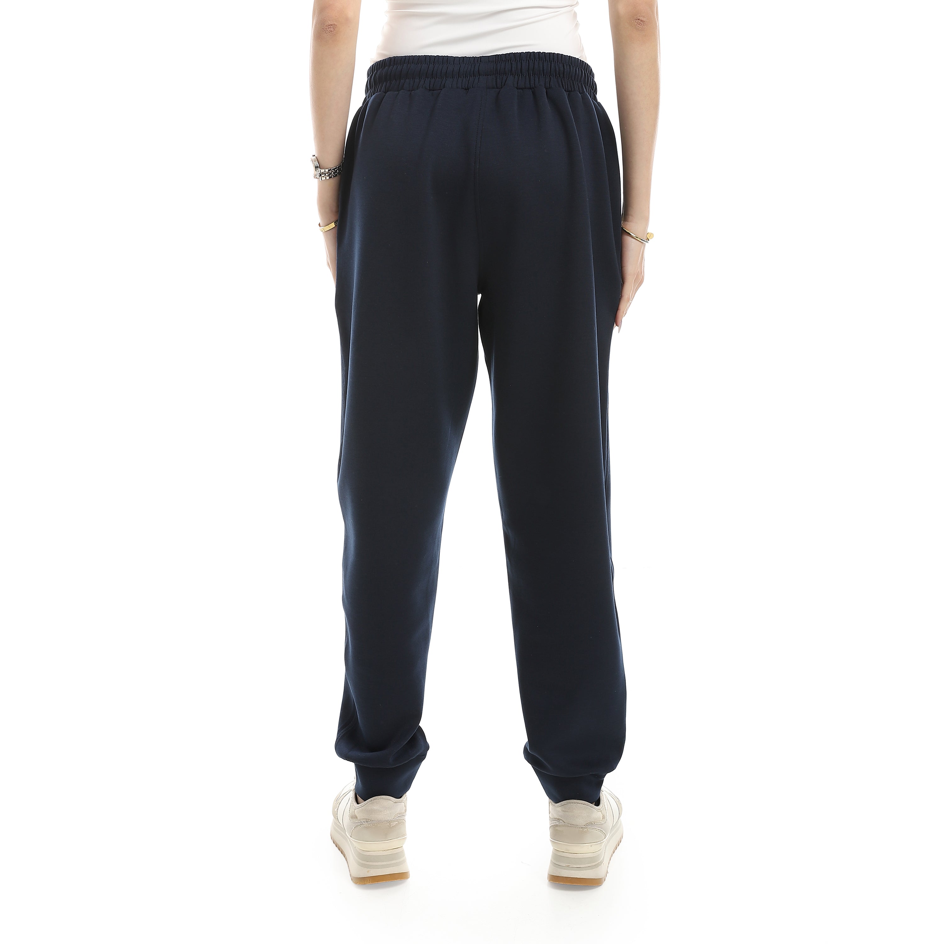 COMFY BASIC OVERSIZED PANTS - D.BLUE