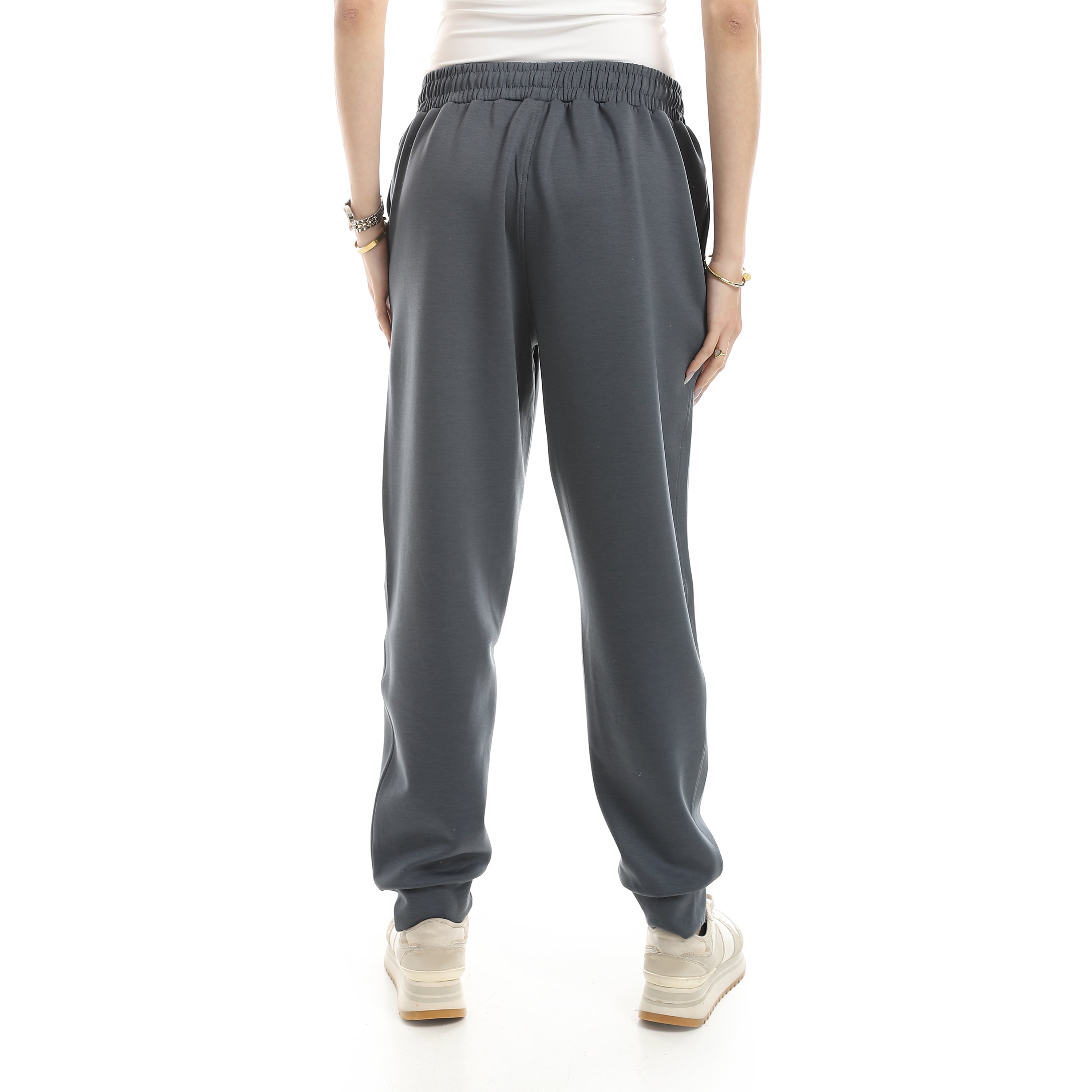 COMFY BASIC OVERSIZED PANTS - GREY