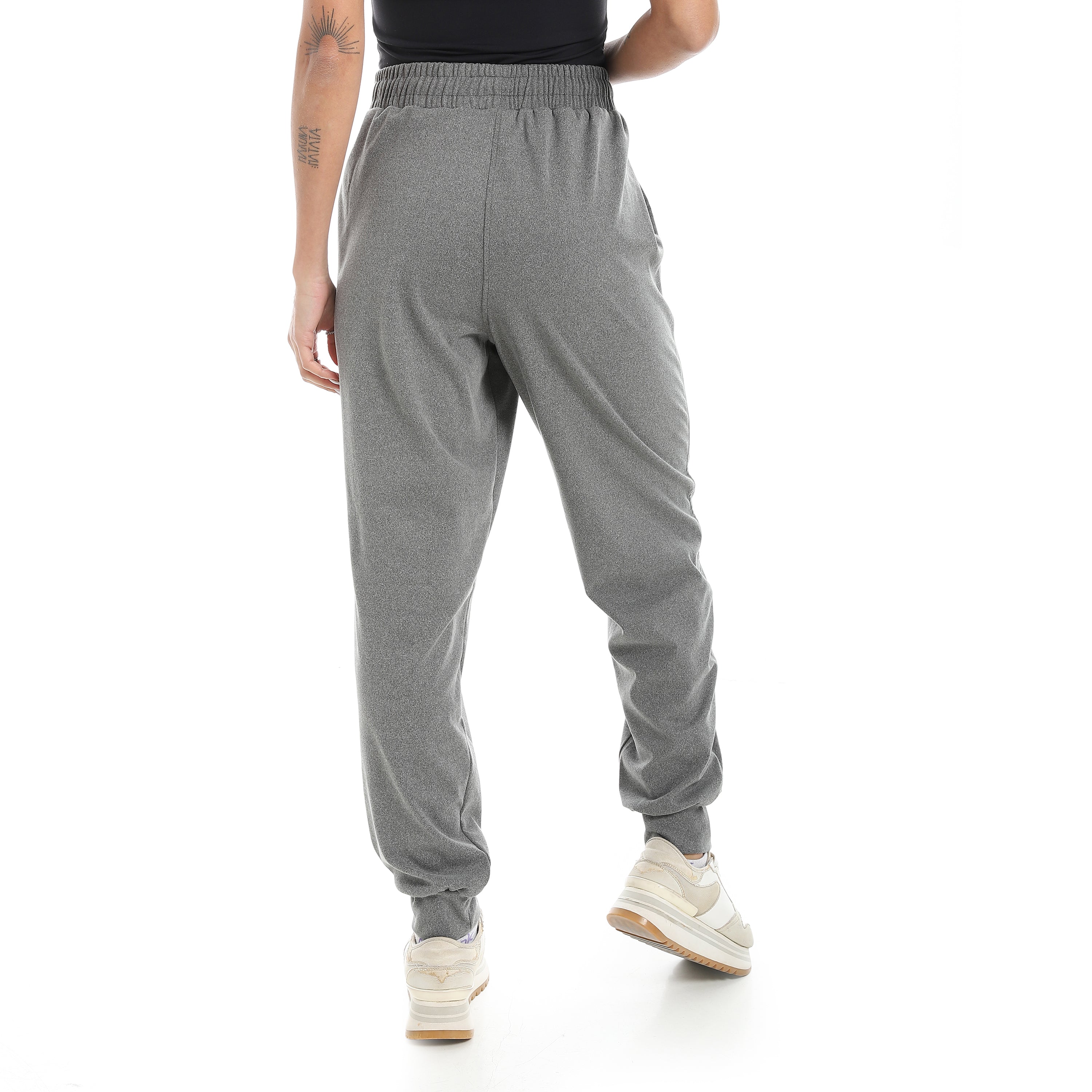 GREY HEATHER SWEATPANT - GREY