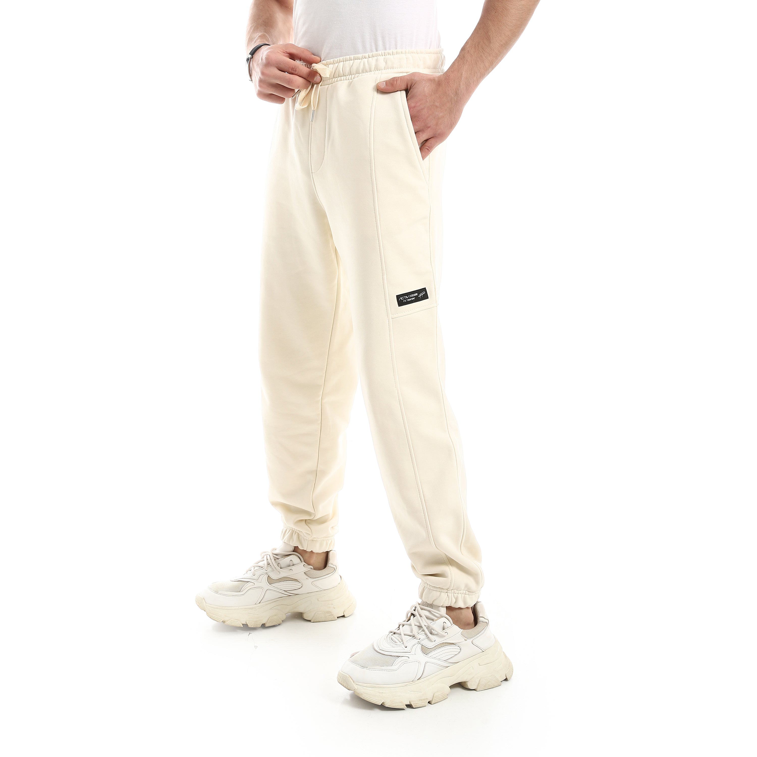 ACTIV MEN'S MILTON PANTS - كريمي