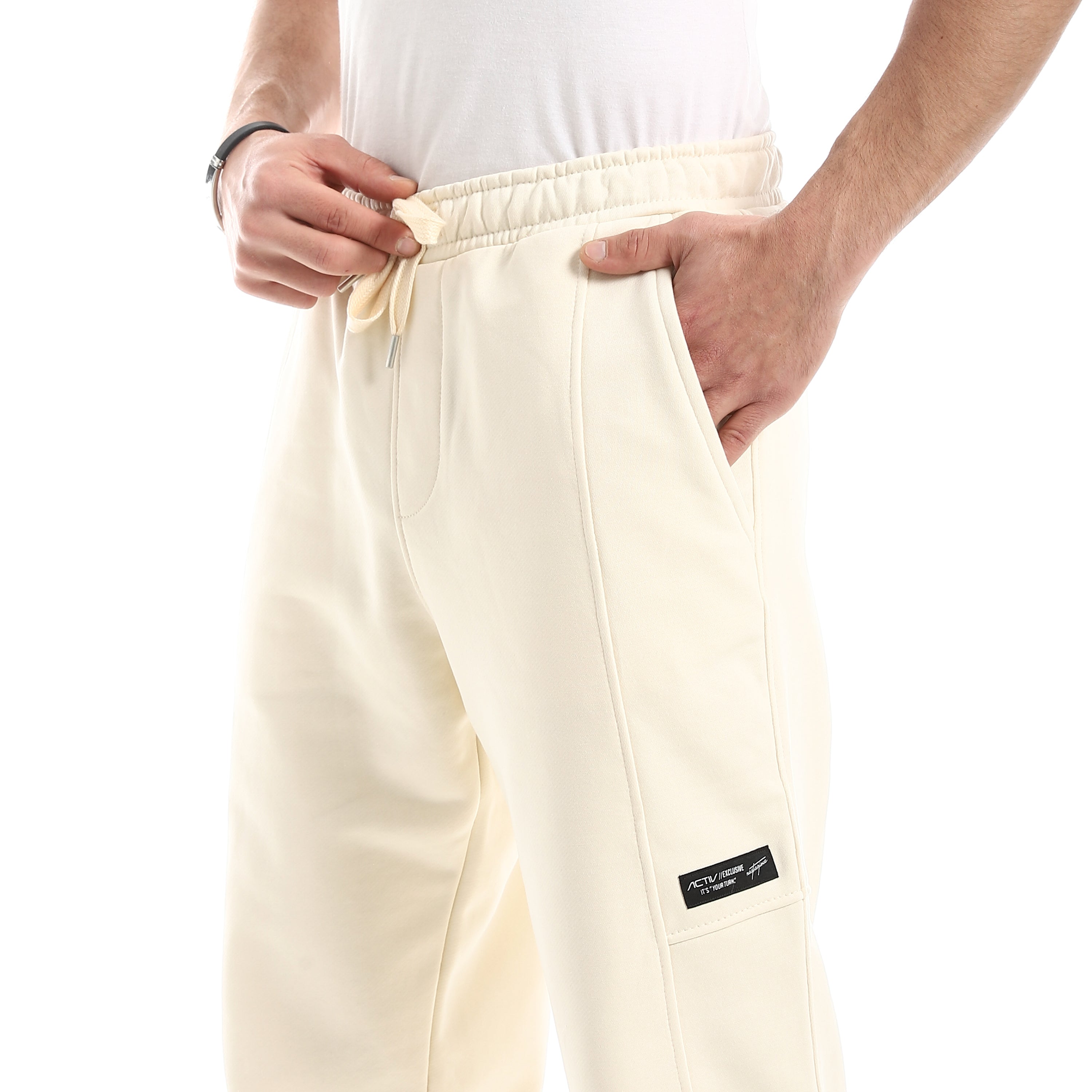 ACTIV MEN'S MILTON PANTS - كريمي