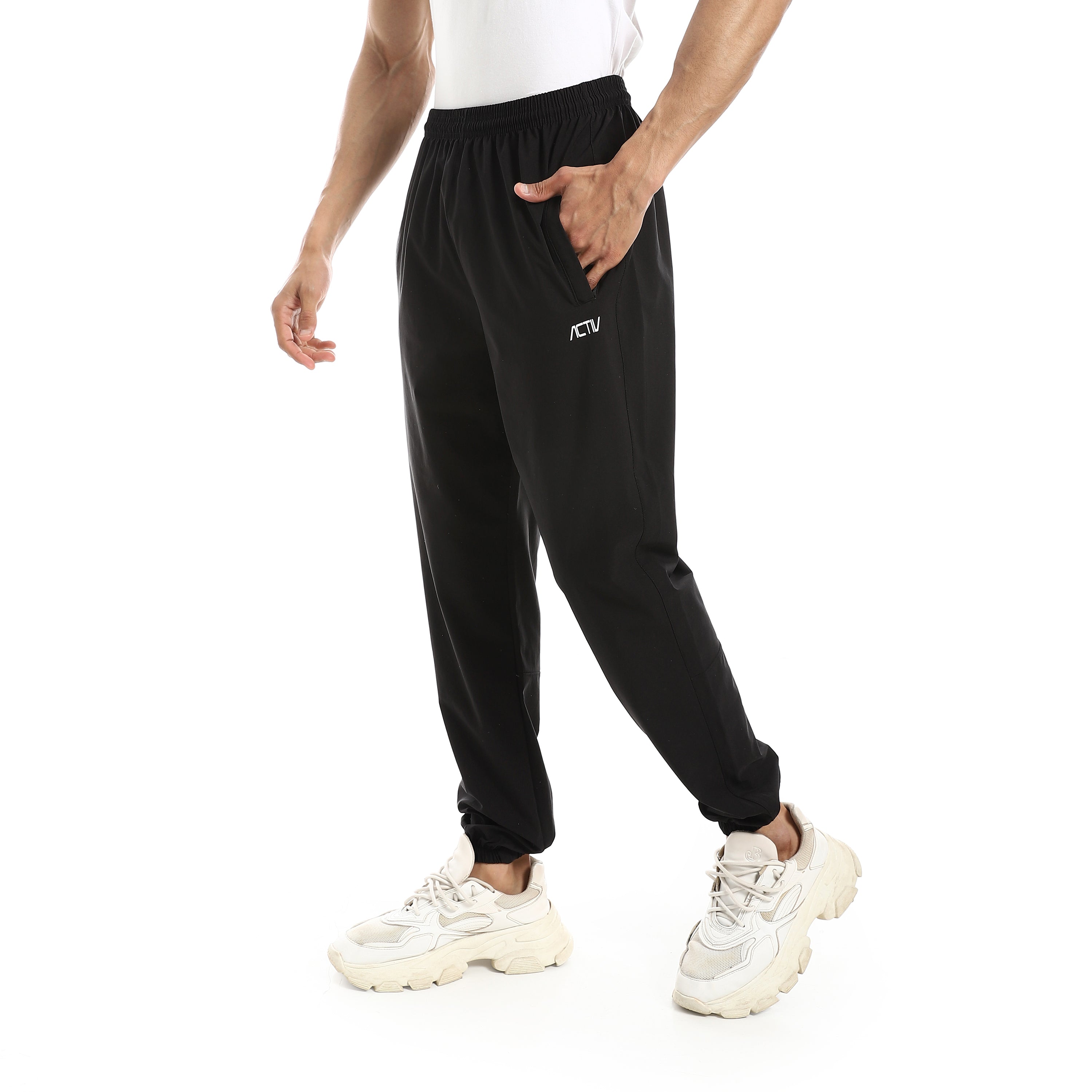 بنطلون اكتف رجالي رياضي - اسود