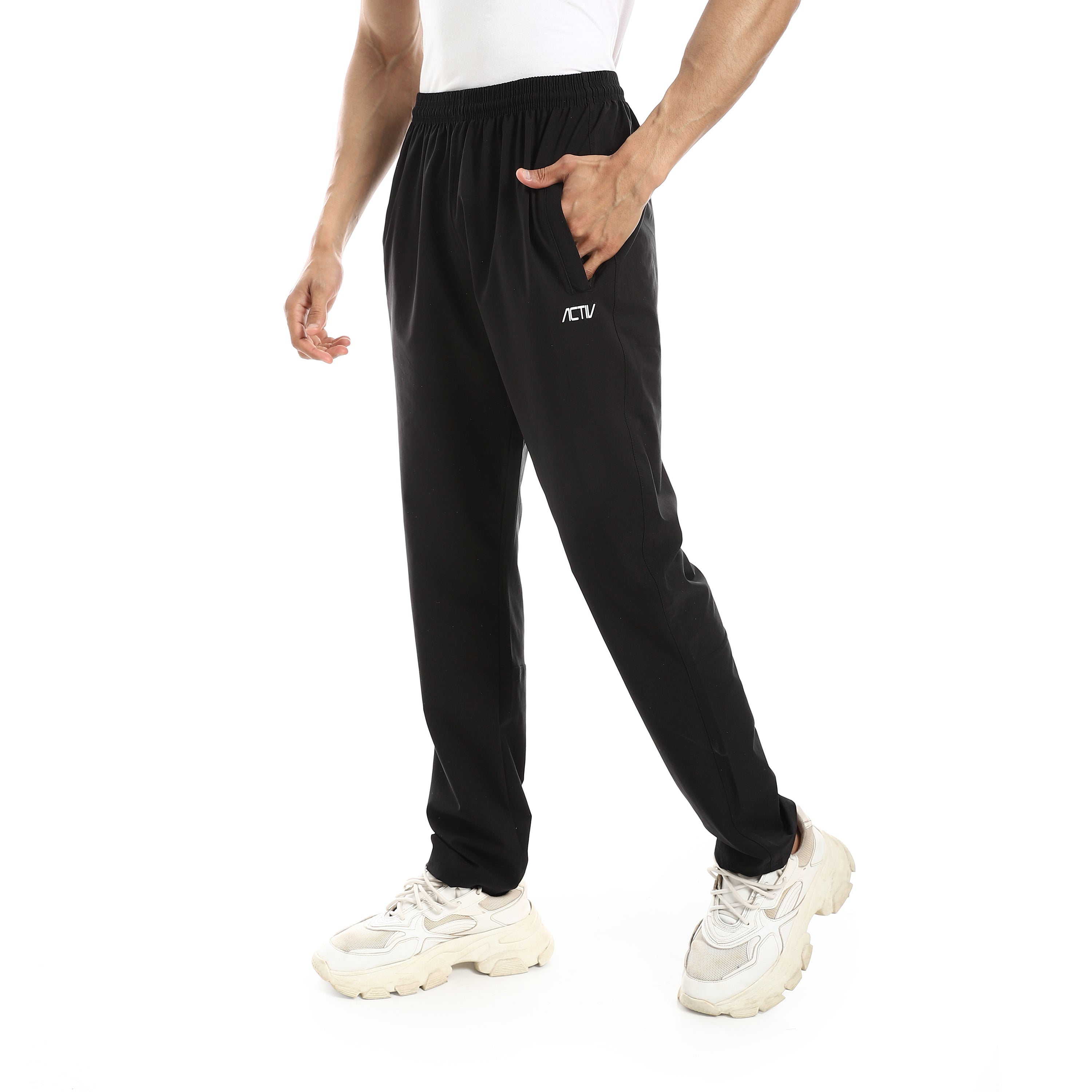 بنطلون اكتف رجالي رياضي - اسود