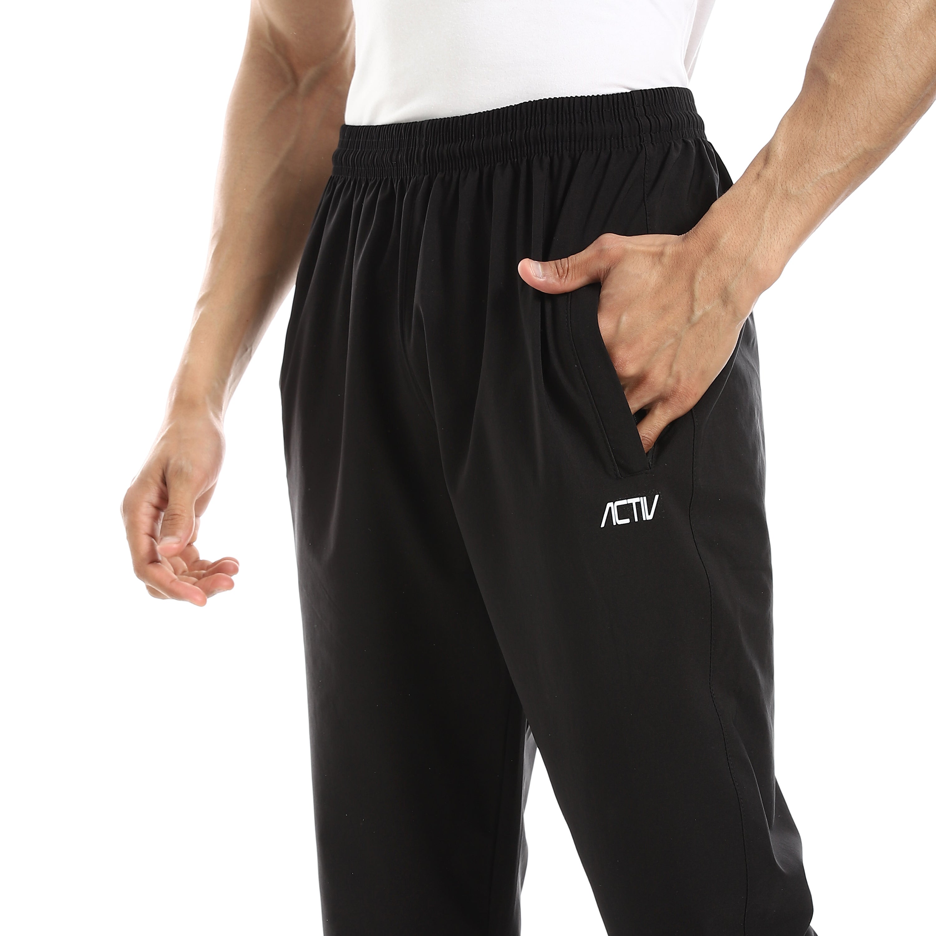 بنطلون اكتف رجالي رياضي - اسود