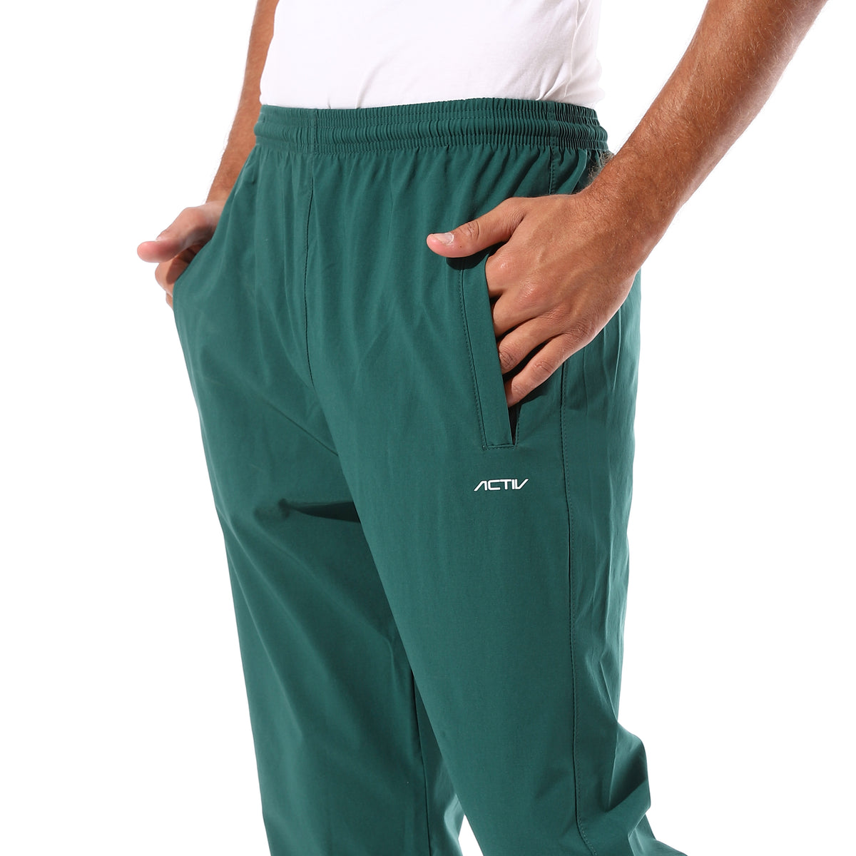 ACTIV MEN'S SPORTS PANTS - D.GREEN