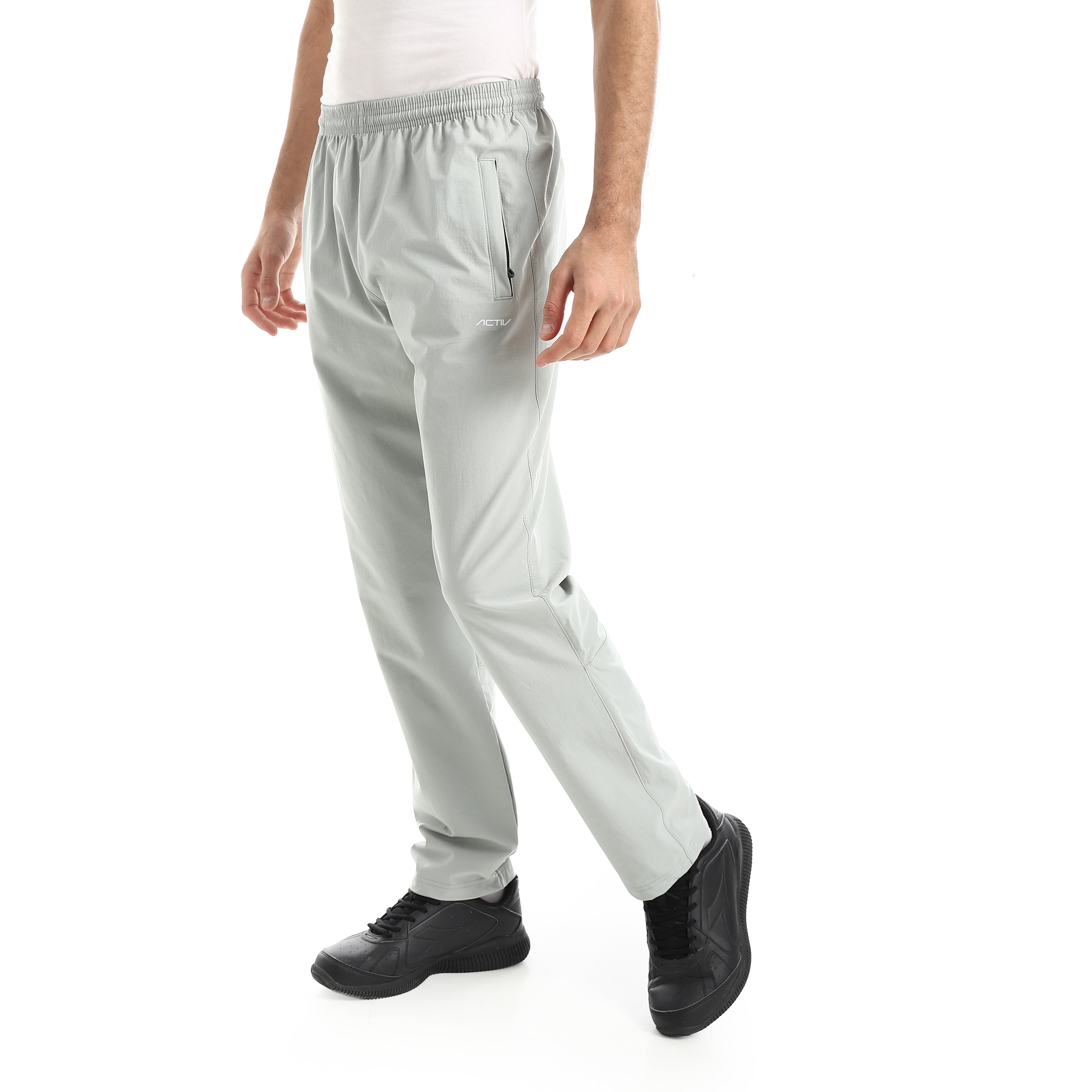 بنطلون اكتف رجالي رياضي - رمادي فاتح