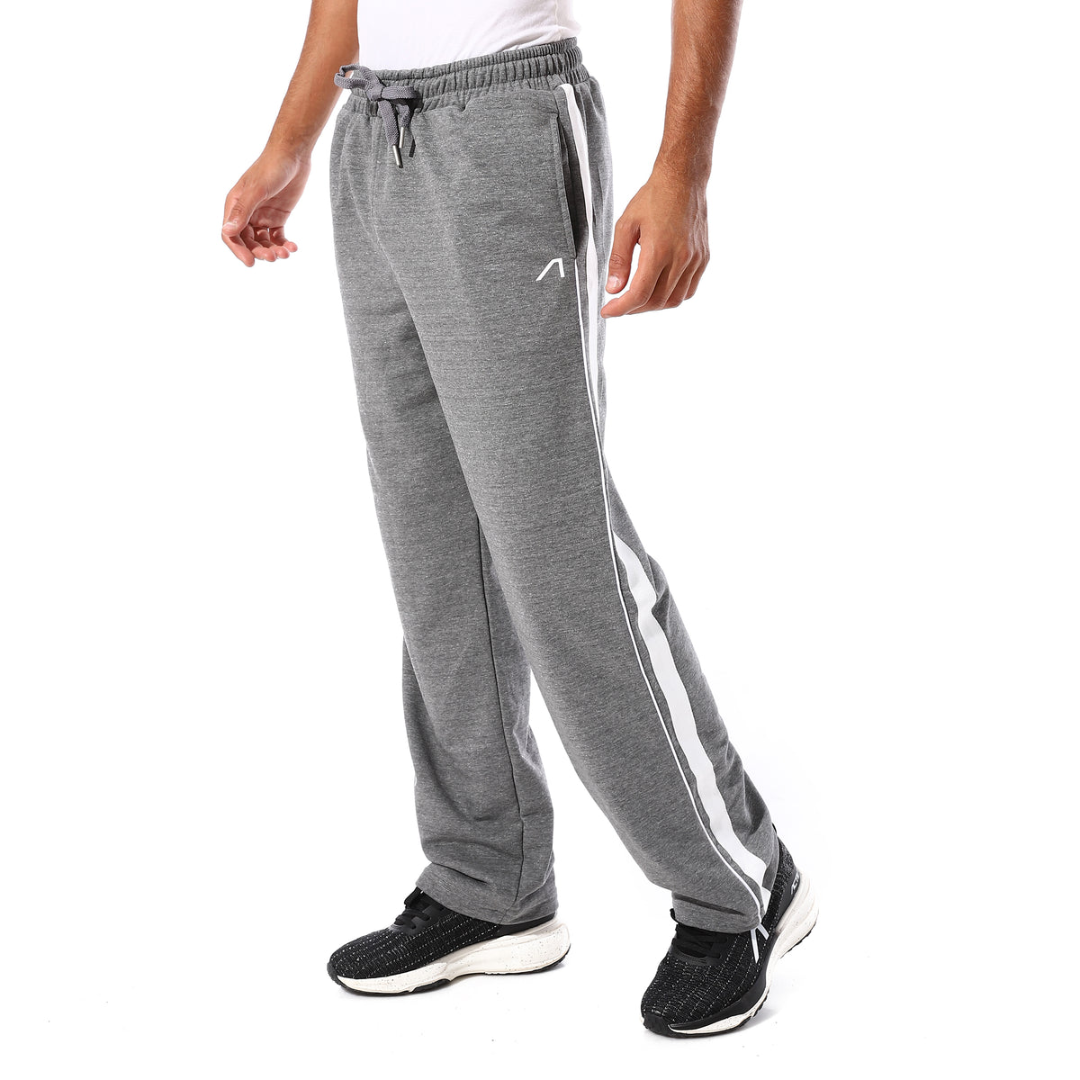 ACTIV SIDE LINES TRACK PANTS - GREY