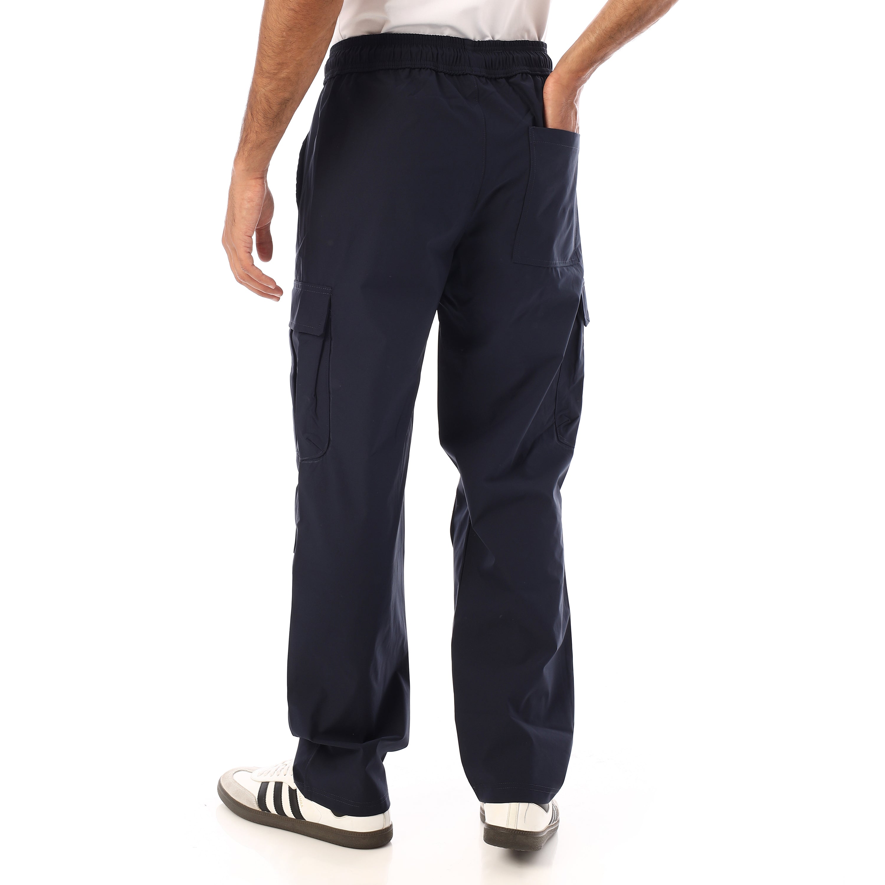 ACTIV MEN CASUAL WIDELEG PANTS - NAVY