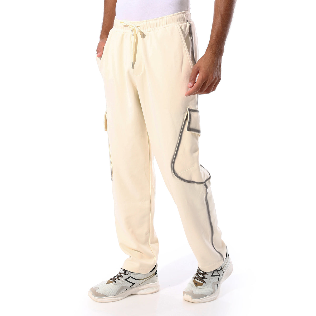 ACTIV MEN'S MILTON PANTS A36 - كريمي