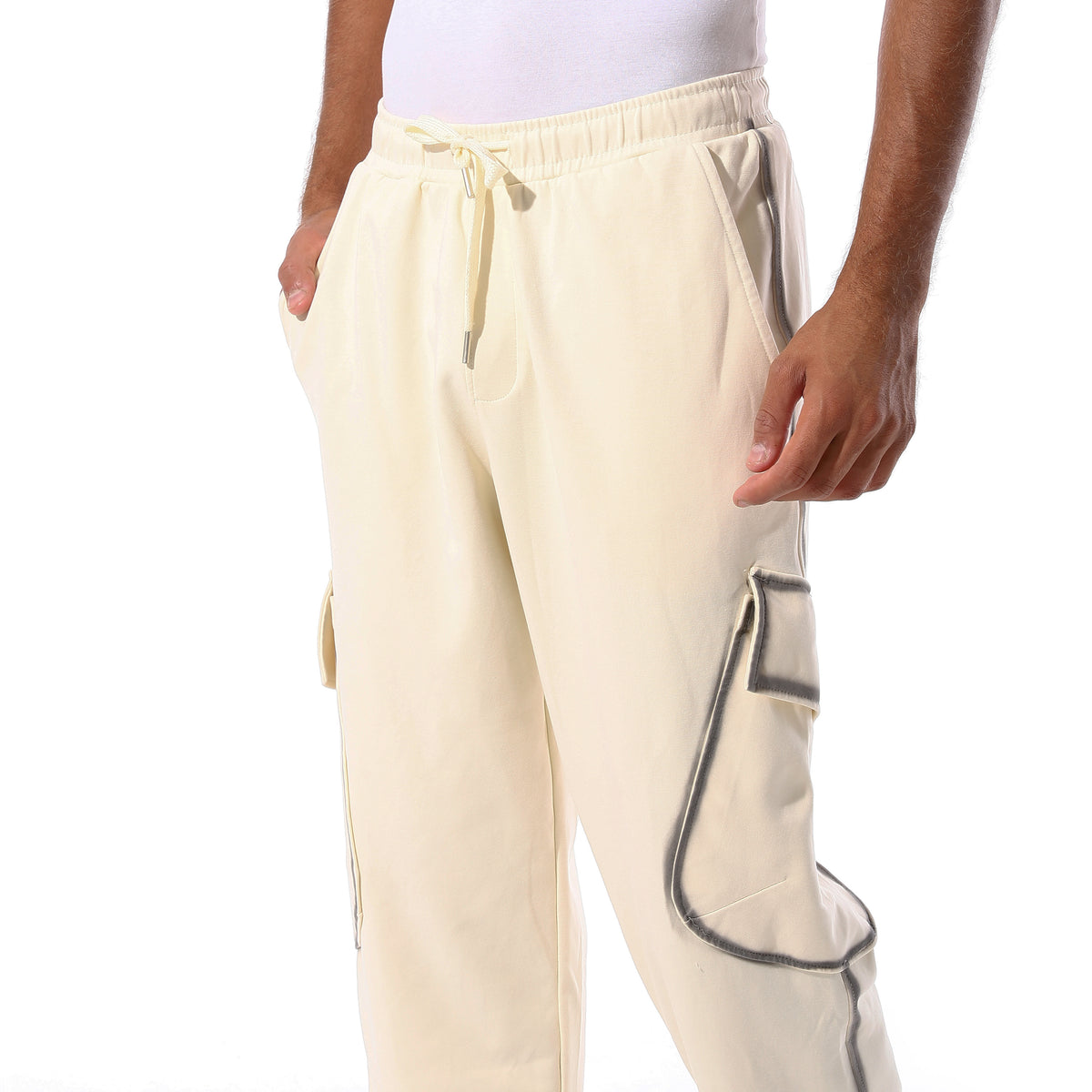 ACTIV MEN'S MILTON PANTS A36 - كريمي