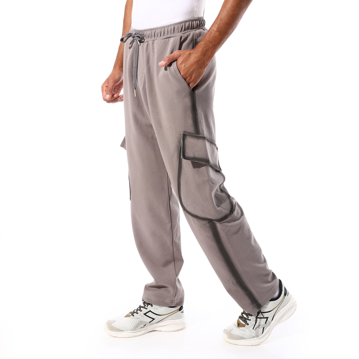 ACTIV MEN'S MILTON PANTS A36 - رمادي