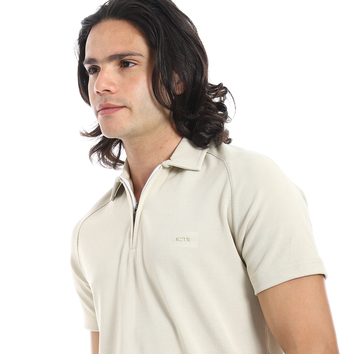 ACTIV MEN'S POLO SHIRT - SILVER