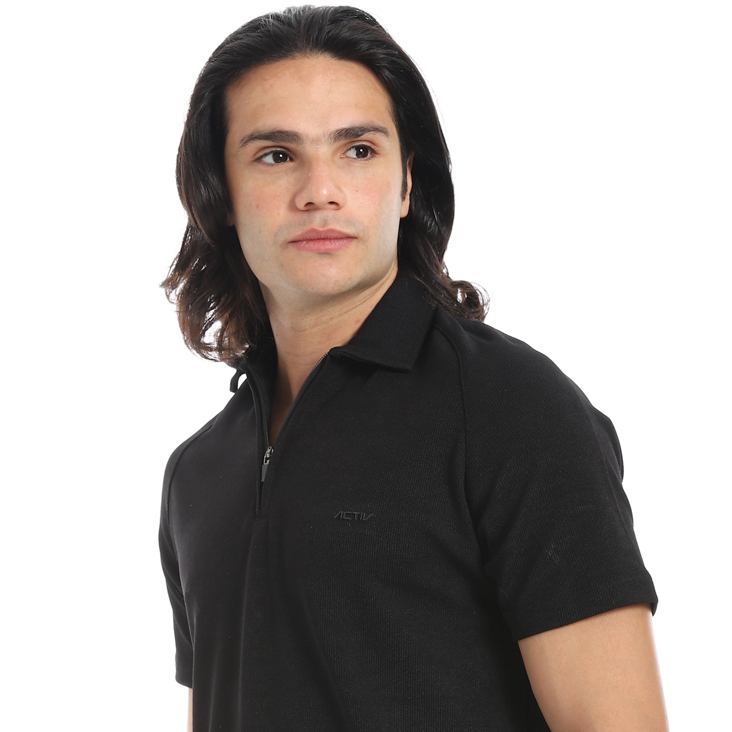 ACTIV MEN'S POLO SHIRT - BLACK