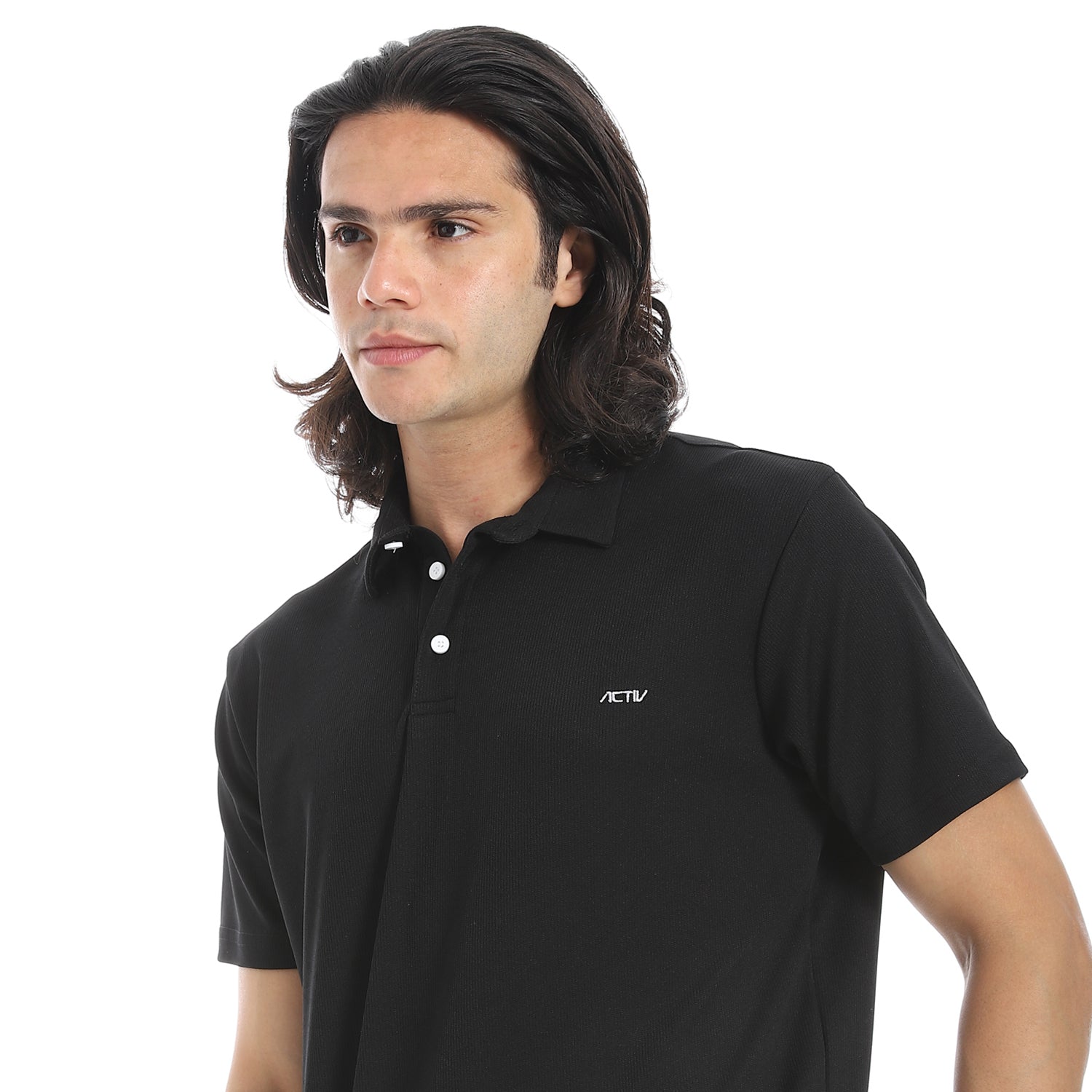 ACTIV MEN'S POLO SHIRT - BLACK