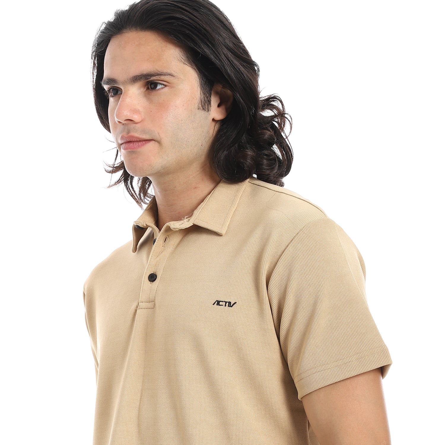 ACTIV MEN'S POLO SHIRT - COFFEE
