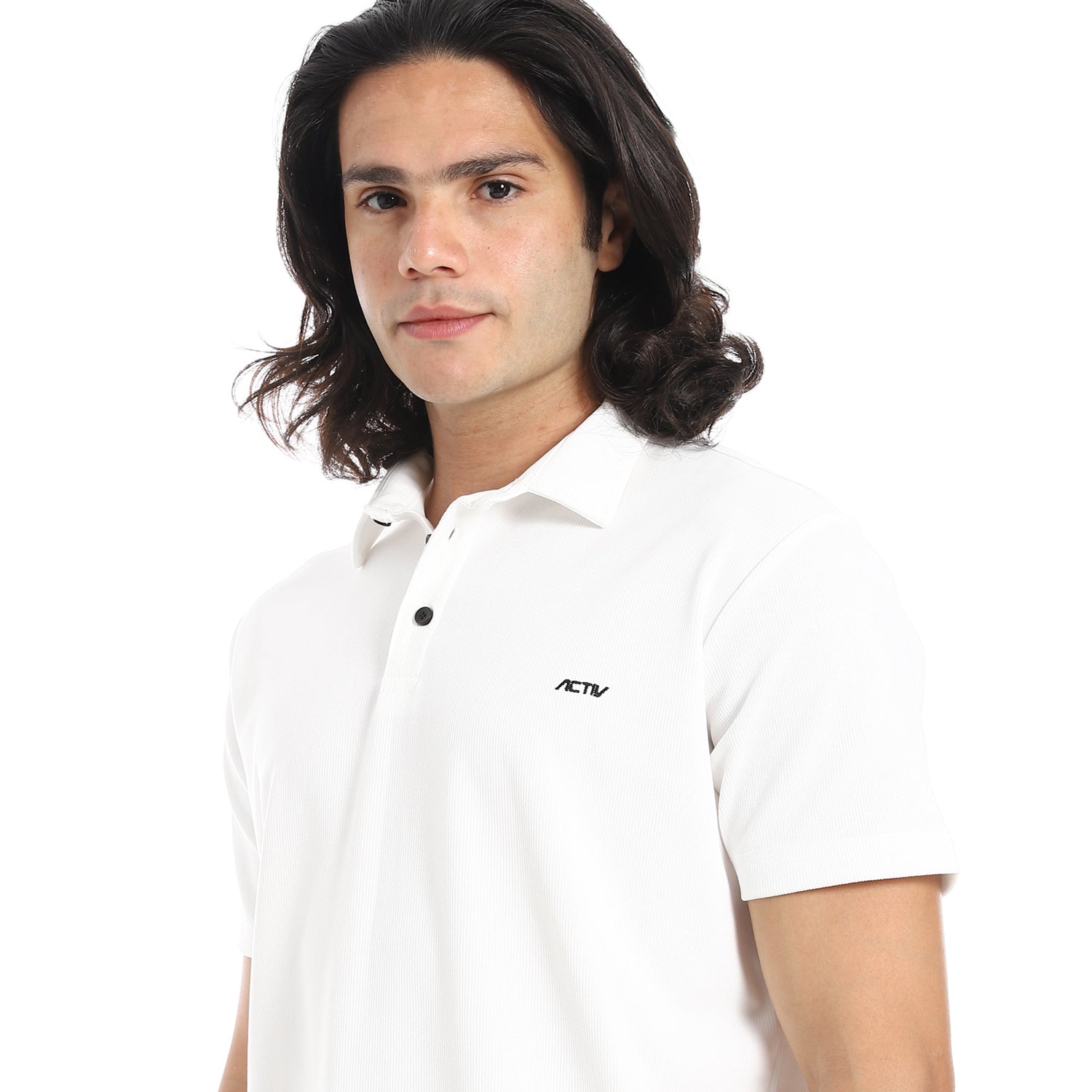 ACTIV MEN'S POLO SHIRT - WHITE