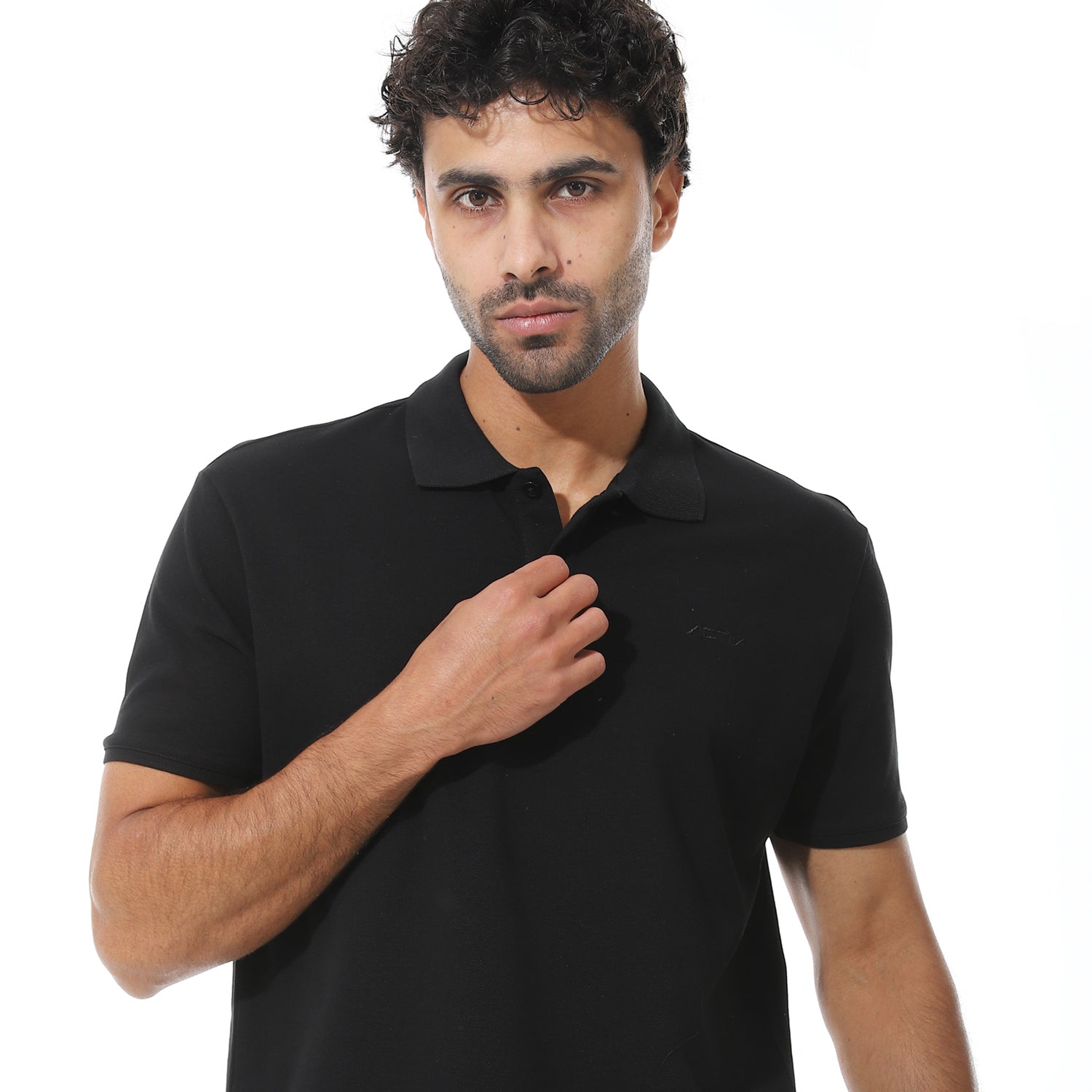 ACTIV MEN'S POLO SHIRT - BLACK